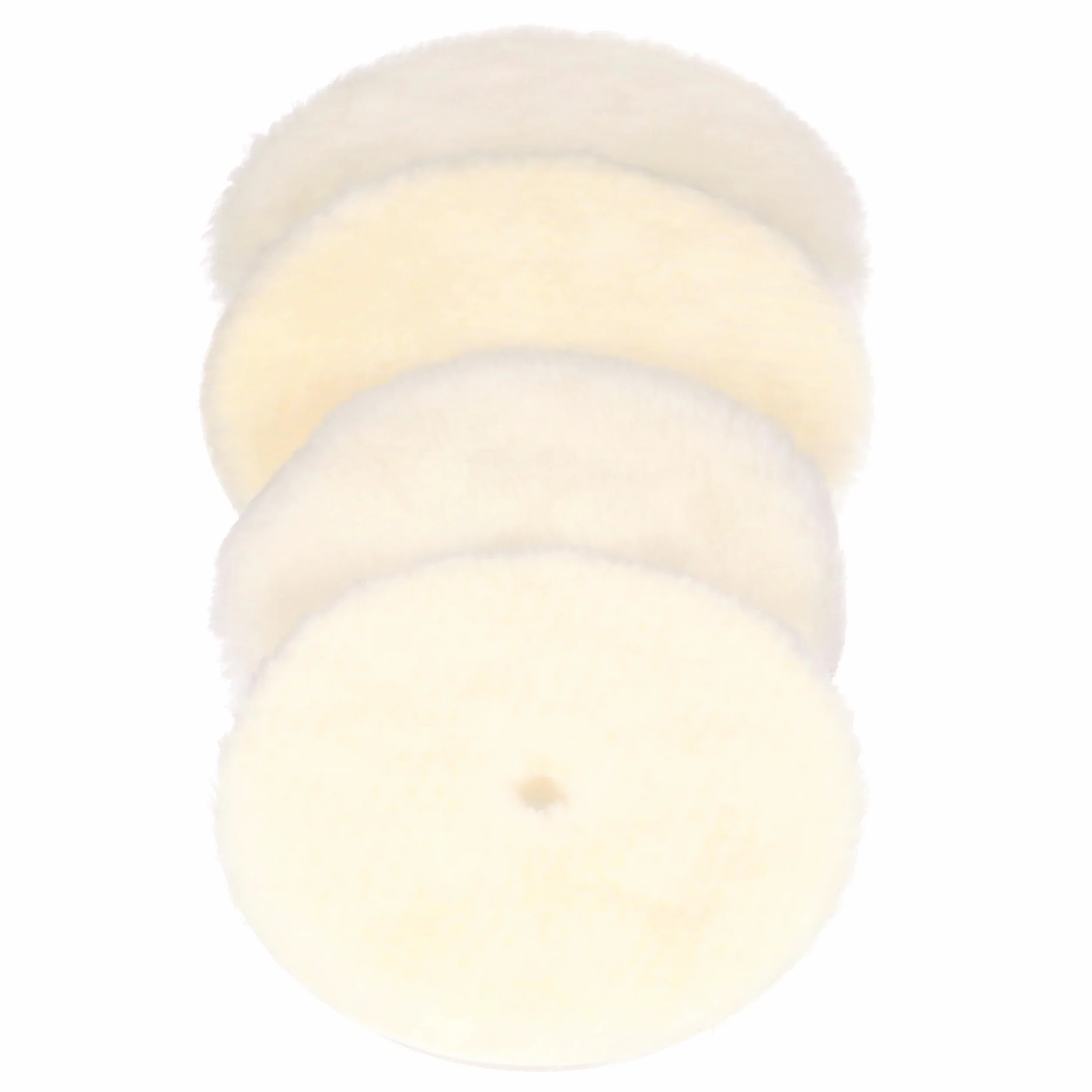 3M Perfect-It Boina de Lana de Pulido Rotorbital, 150 mm, Blanca, 34124, 2 Almohadillas por Paquete