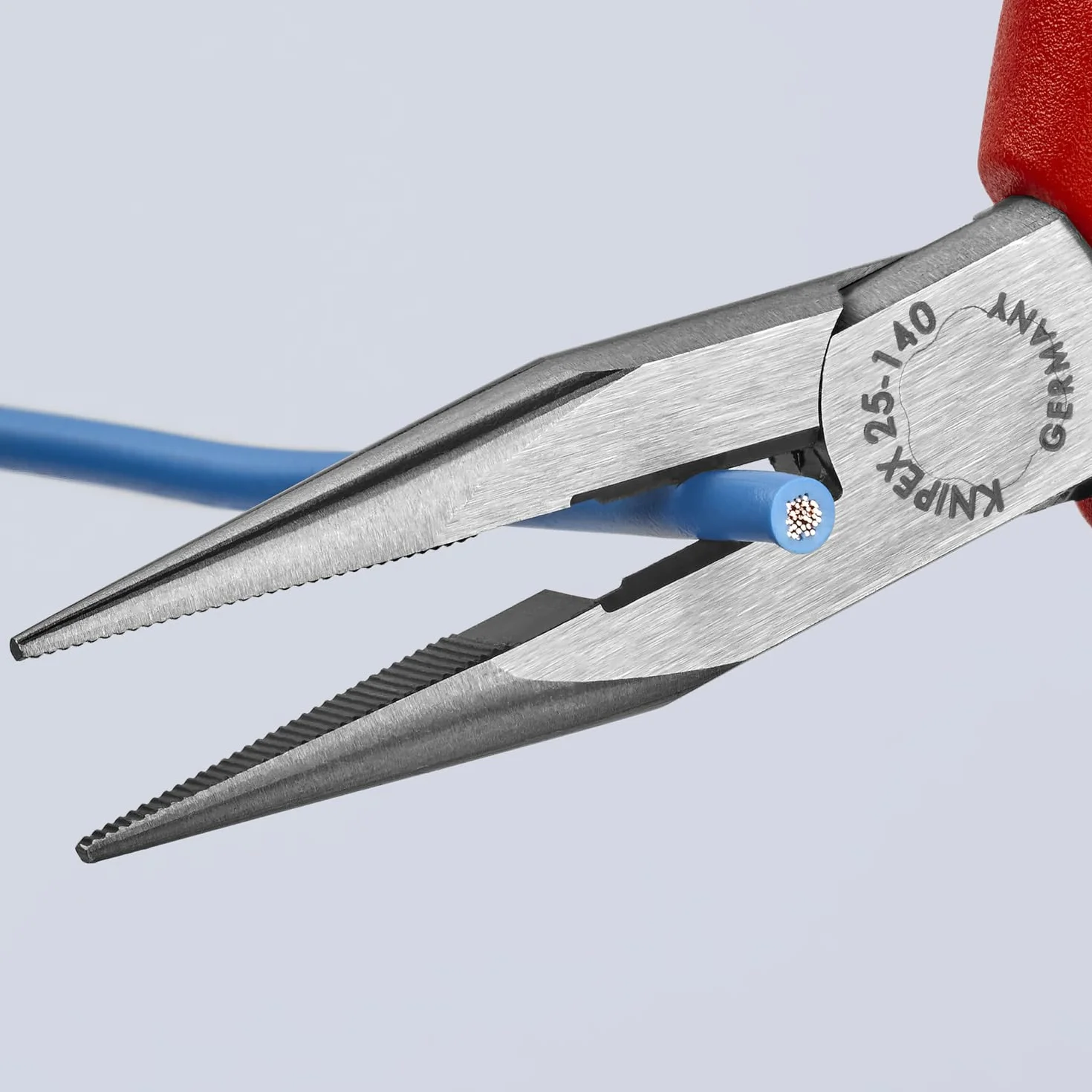 Knipex 25 02 140 largo nariz alicates con agarre cutter-comfort