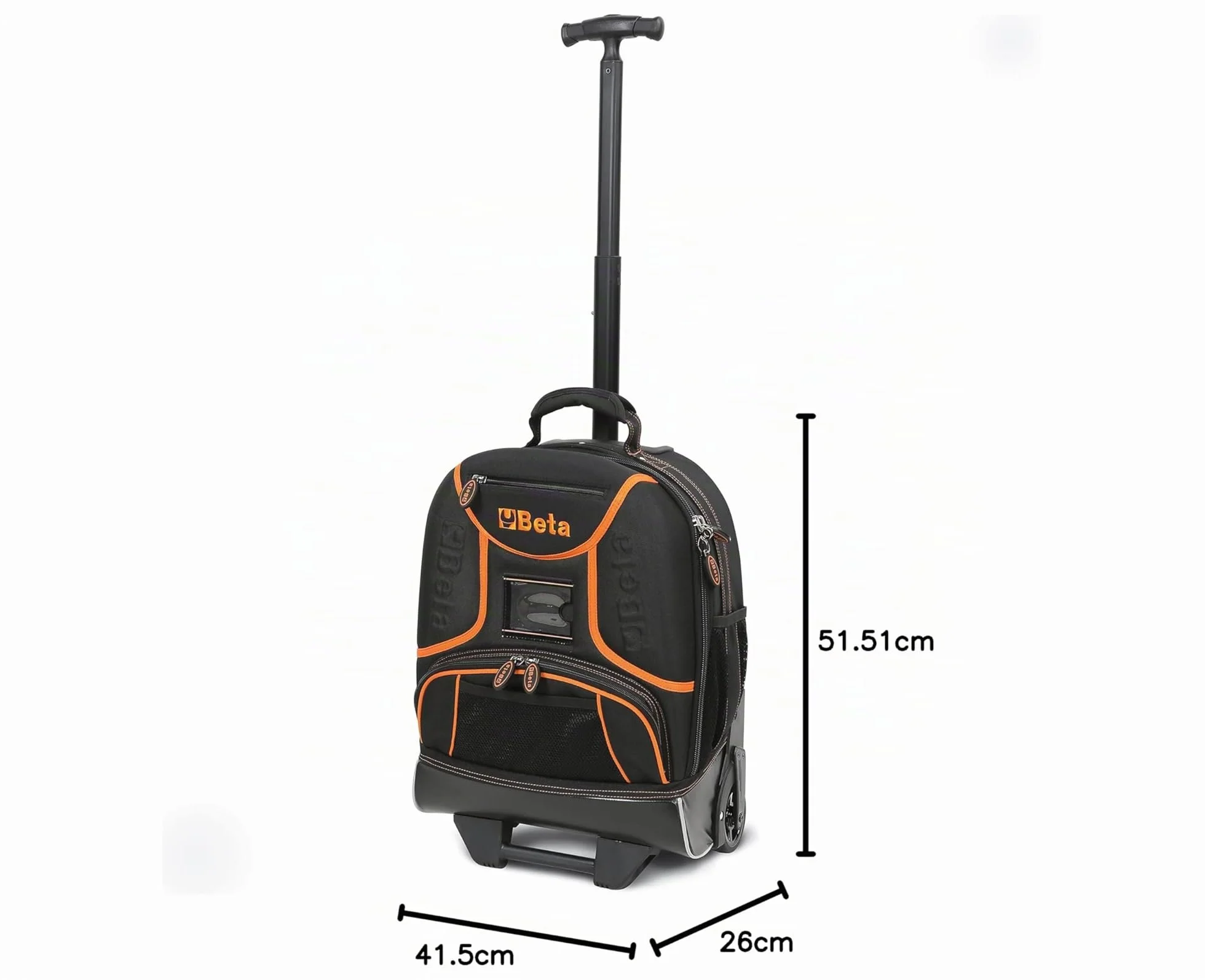 Beta C6T - Mochila Porta-Herramientas en Tejido técnico, con Ruedas, vacía
