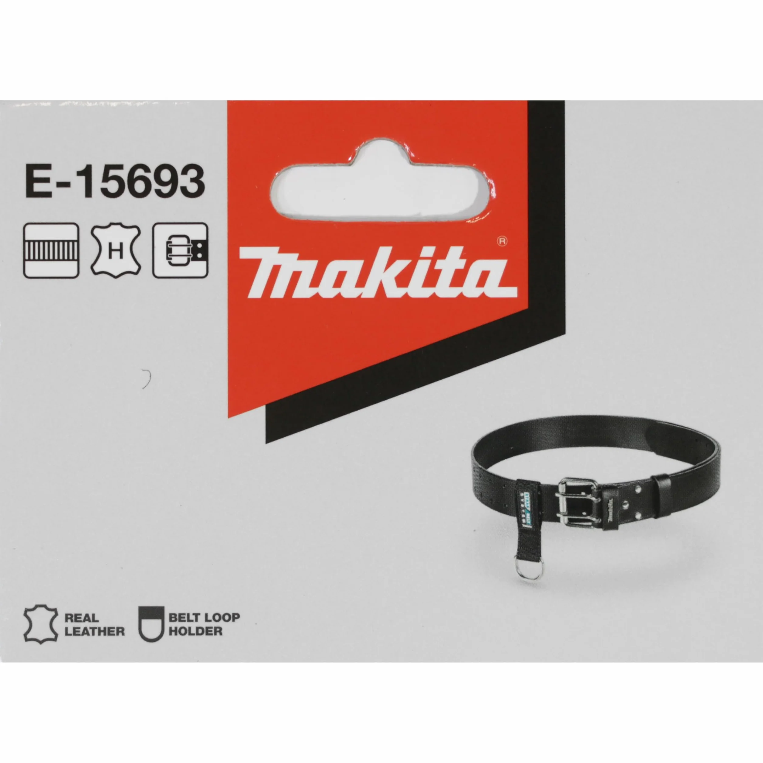 Makita E-05343 Cinturón Piel Negro 1380x48