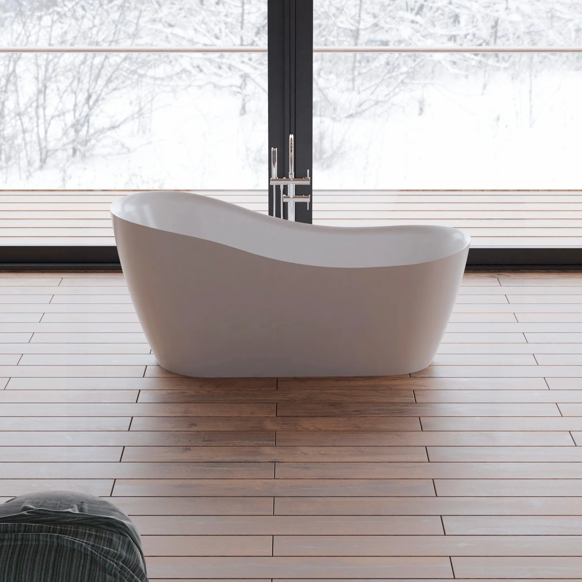 SPALINA Jazz - Bañera exenta Rectangular L. 170 x l. 78 cm