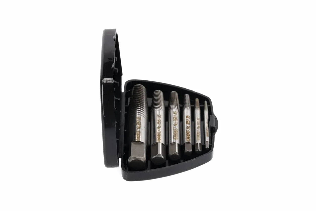 Surtido de extractores de tornillos rotos 6 pzas M3-M24