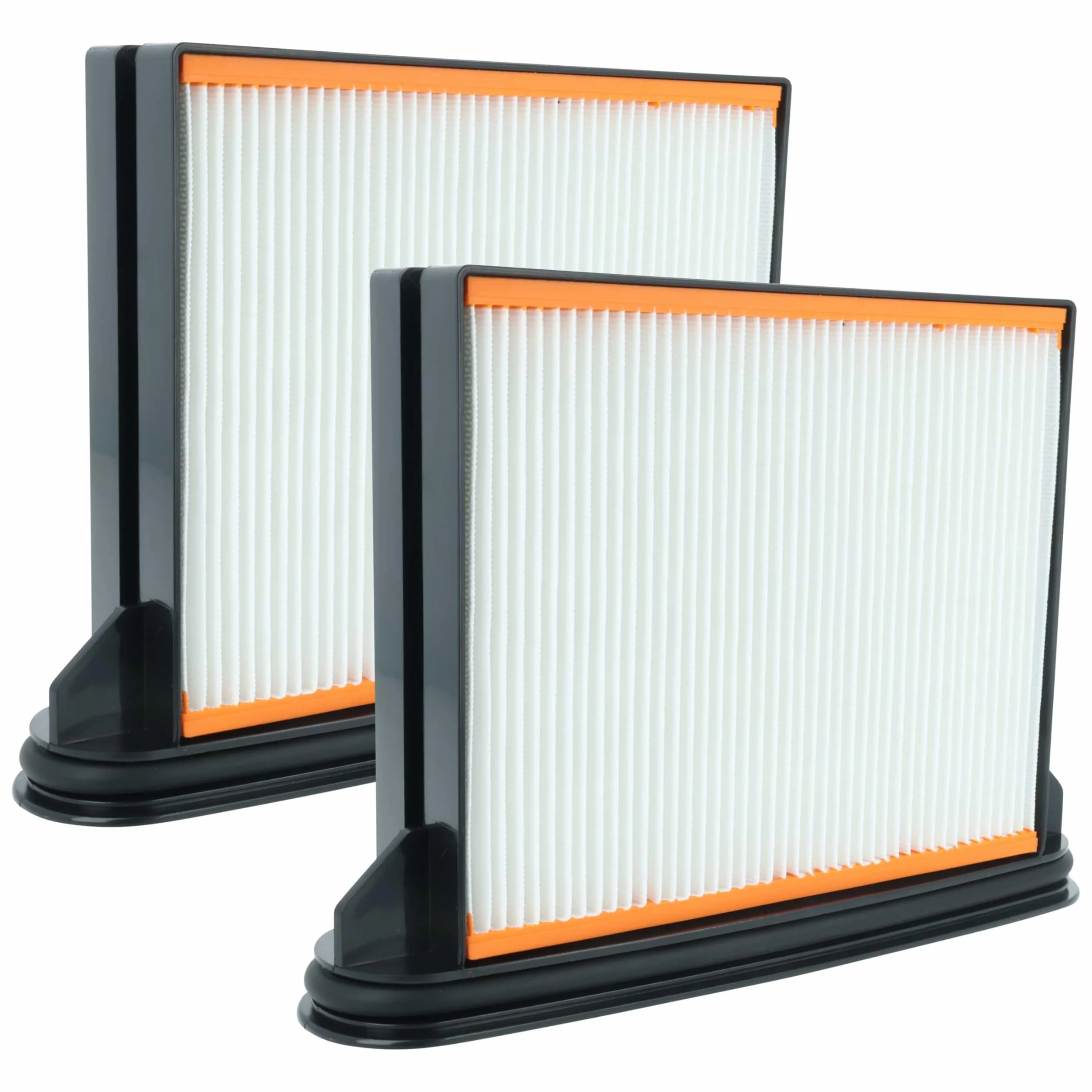 vhbw 2x Filtro plisado plano F8 reemplaza Starmix 416038, 416069, FK 4300, FKP 4300 para aspiradora industrial - Elemento filtrante
