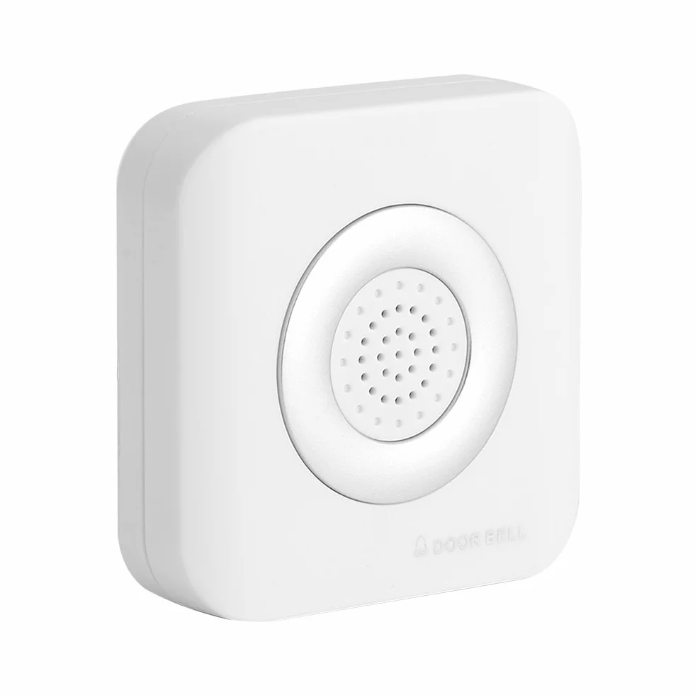 Timbre con cable 12V CC con alarma musical Dingdong para puerta decorativo moderno