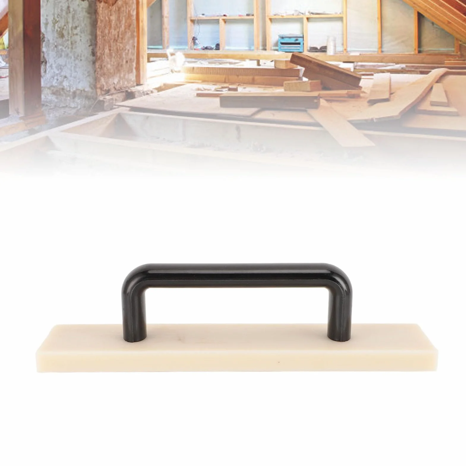 Taco de roscar, Taco de roscar de Nylon con Mango para Madera Dura, Laminado, LVP, LVT, Herramienta Profesional de instalación de Pisos para proyectos de mejoras en el (26,5 cm)