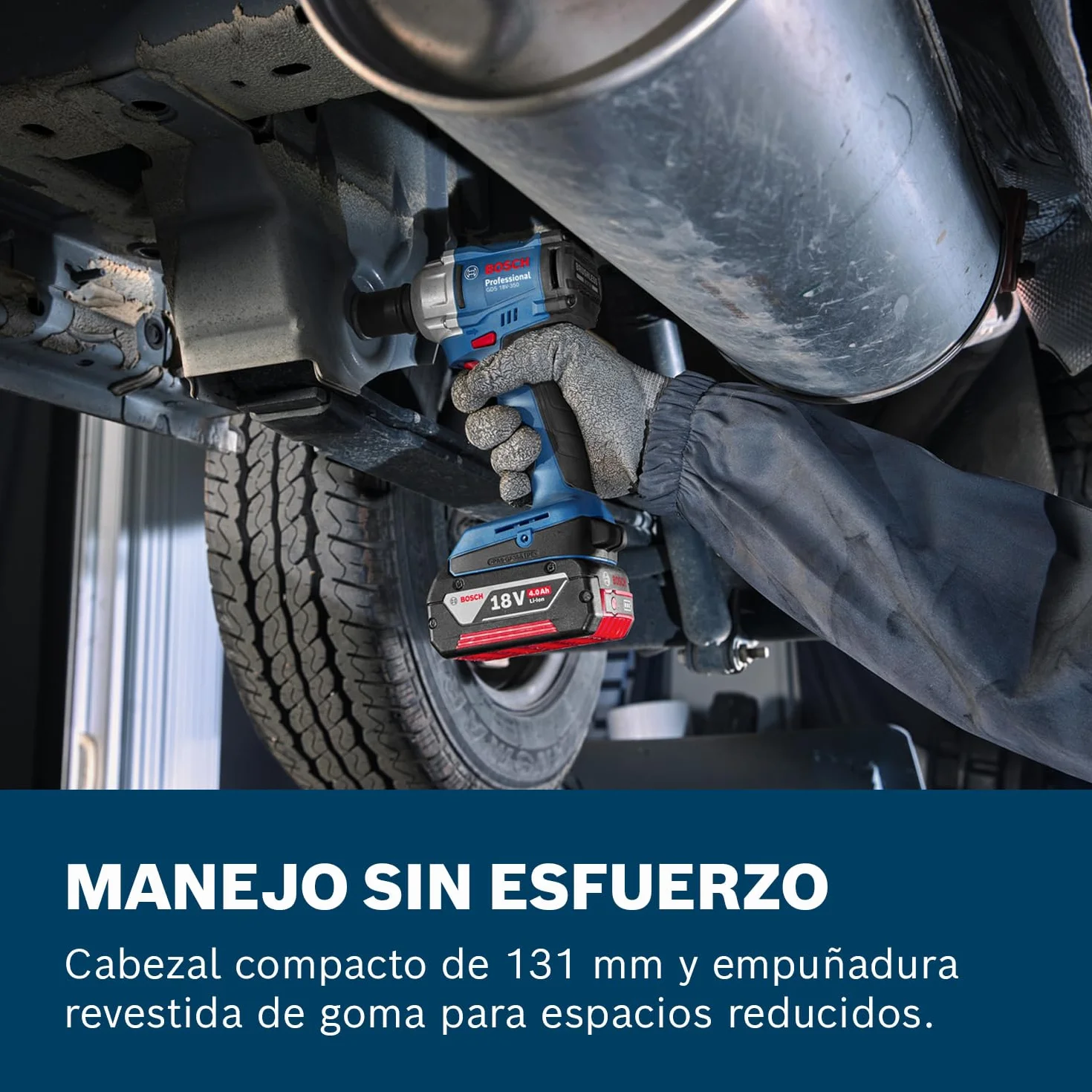 Bosch Professional 18V System llave de impacto a batería GDS 18V-350 (incl. L-BOXX)