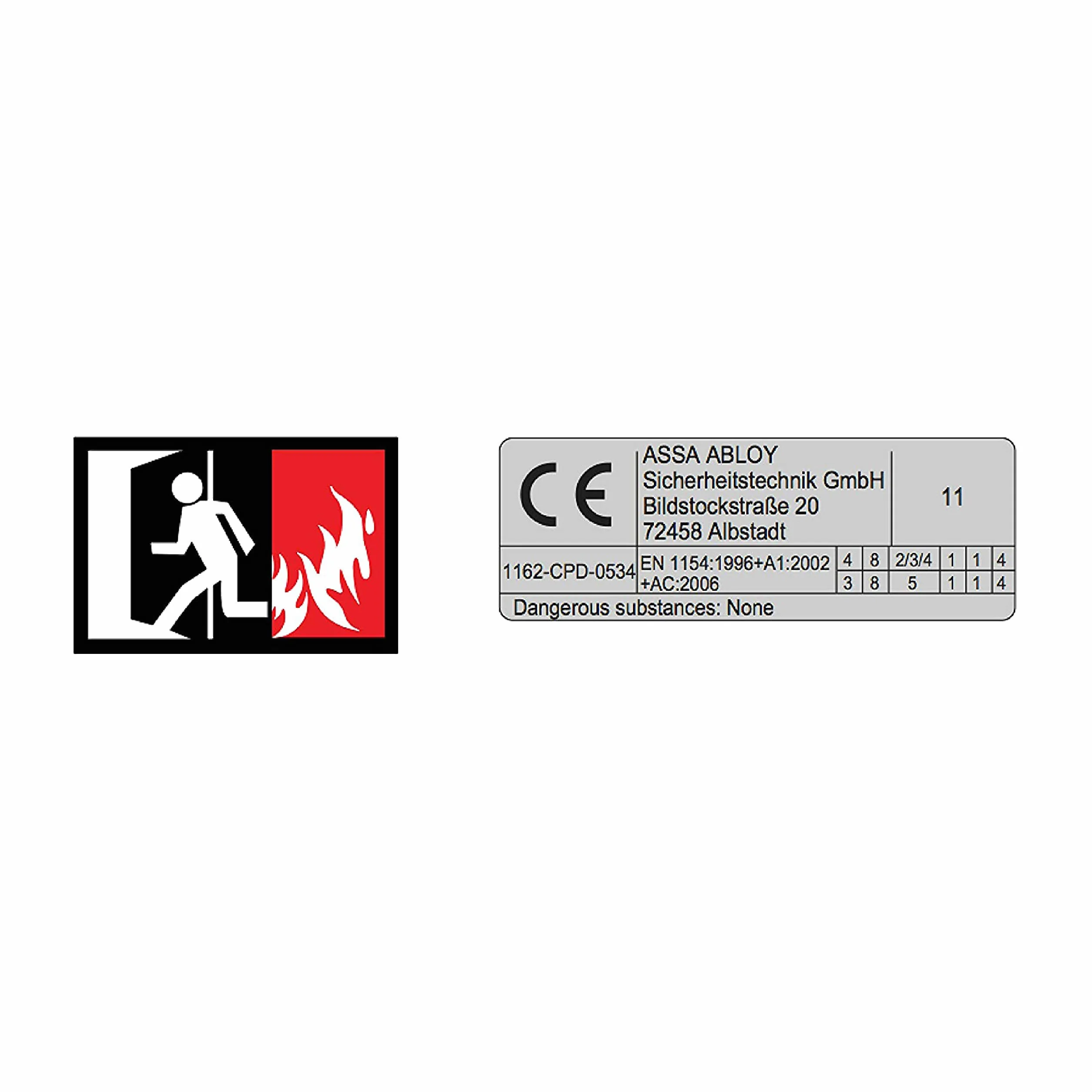 TESA DC140 DC140-D9016 cierrapuertas, EN 2/3, brazo articulado, apto para puertas cortafuegos, acabado Blanco RAL 9016, instalación en superficie, control de cierre regulable, ajuste de velocidad