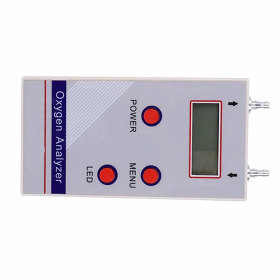 Analizador de Oxígeno Portátil Medidor de Concentración O2 Detector de Flujo y Presión