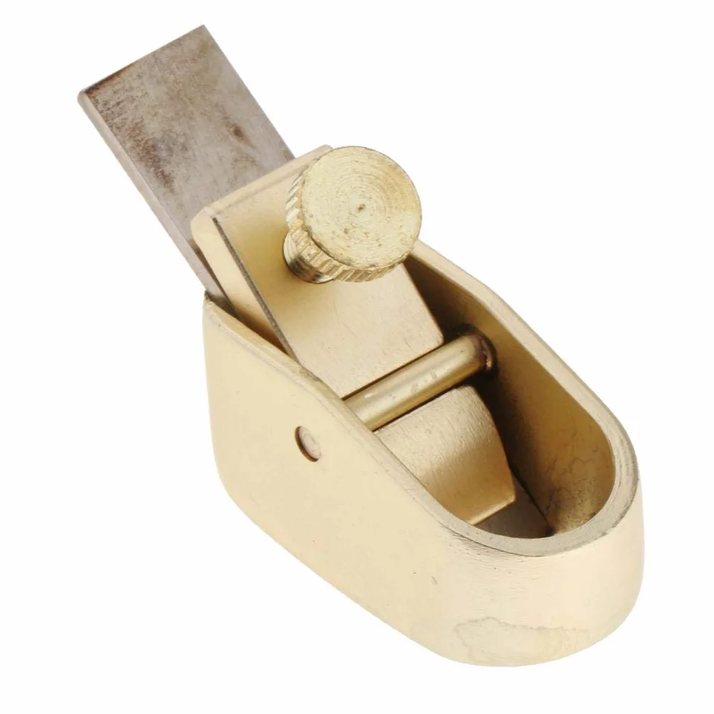 Mini plano de carpintería, Mini cepillador de mano, cepillador de bloque de mano herramienta de carpintería de carpintero de, para carpintería, de oro S