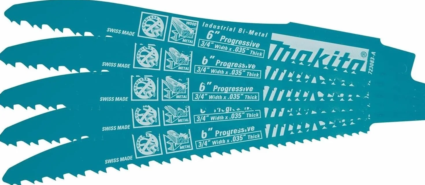 Makita 723083-a-5 (Prog. inalámbrico Recip hoja, 5 unidades