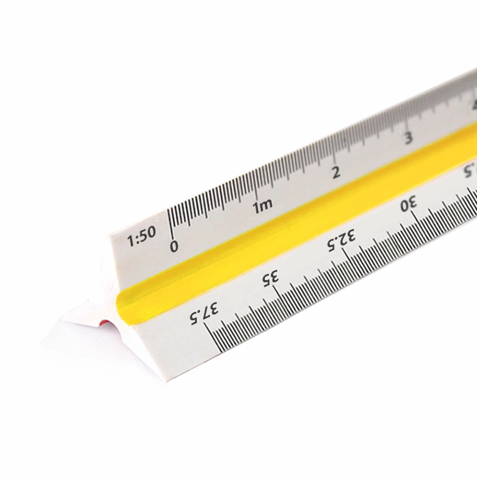 Escalímetro Profesional 30 cm Regla de Escala Métrica 6 Escalas 1:20 1:25 1:50 1:75 1:100 1:125 Triangular