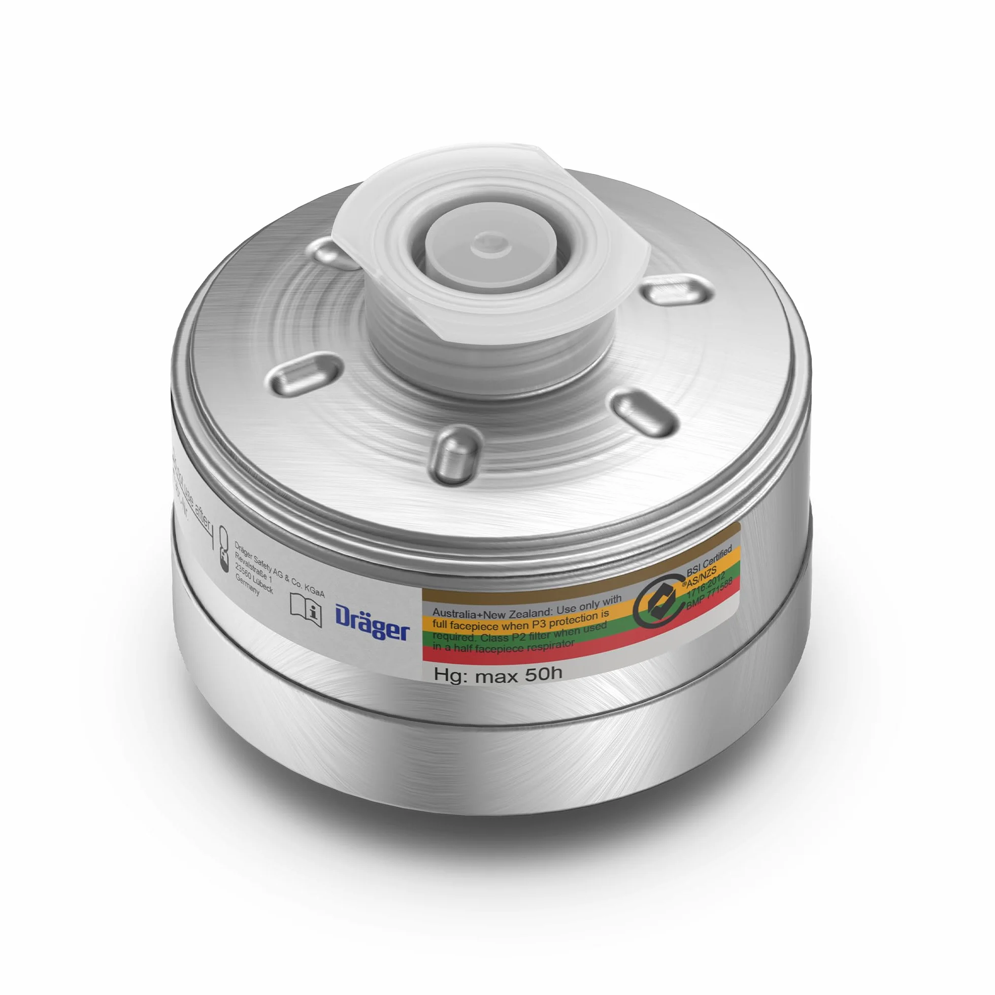 Dräger a2b2e2 K2hgp3 RD Filtro con DIN EN Redondo de Rosca RD40