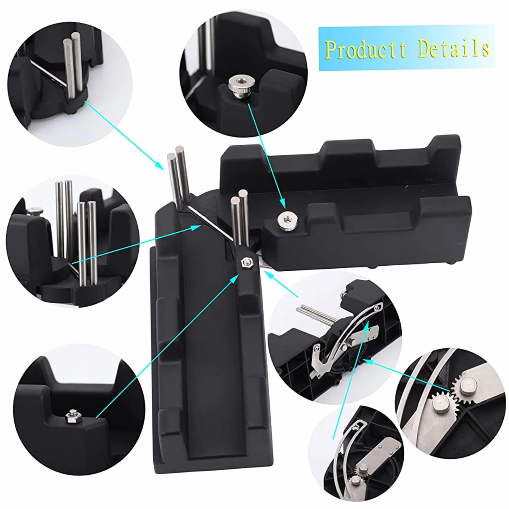 Herramienta de corte 2-en-1 Medición de inglete Sierra Transportador Calibre