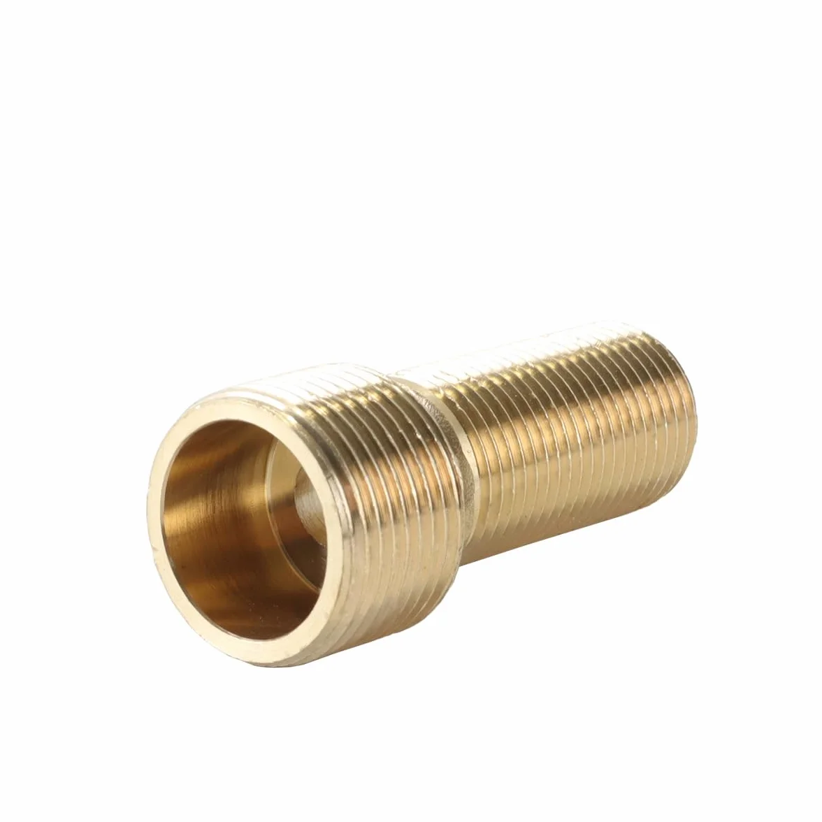 Adaptador de bañera latón G1/2 a G3/4 brazo oscilante excéntrico 7 cm paquete de 2