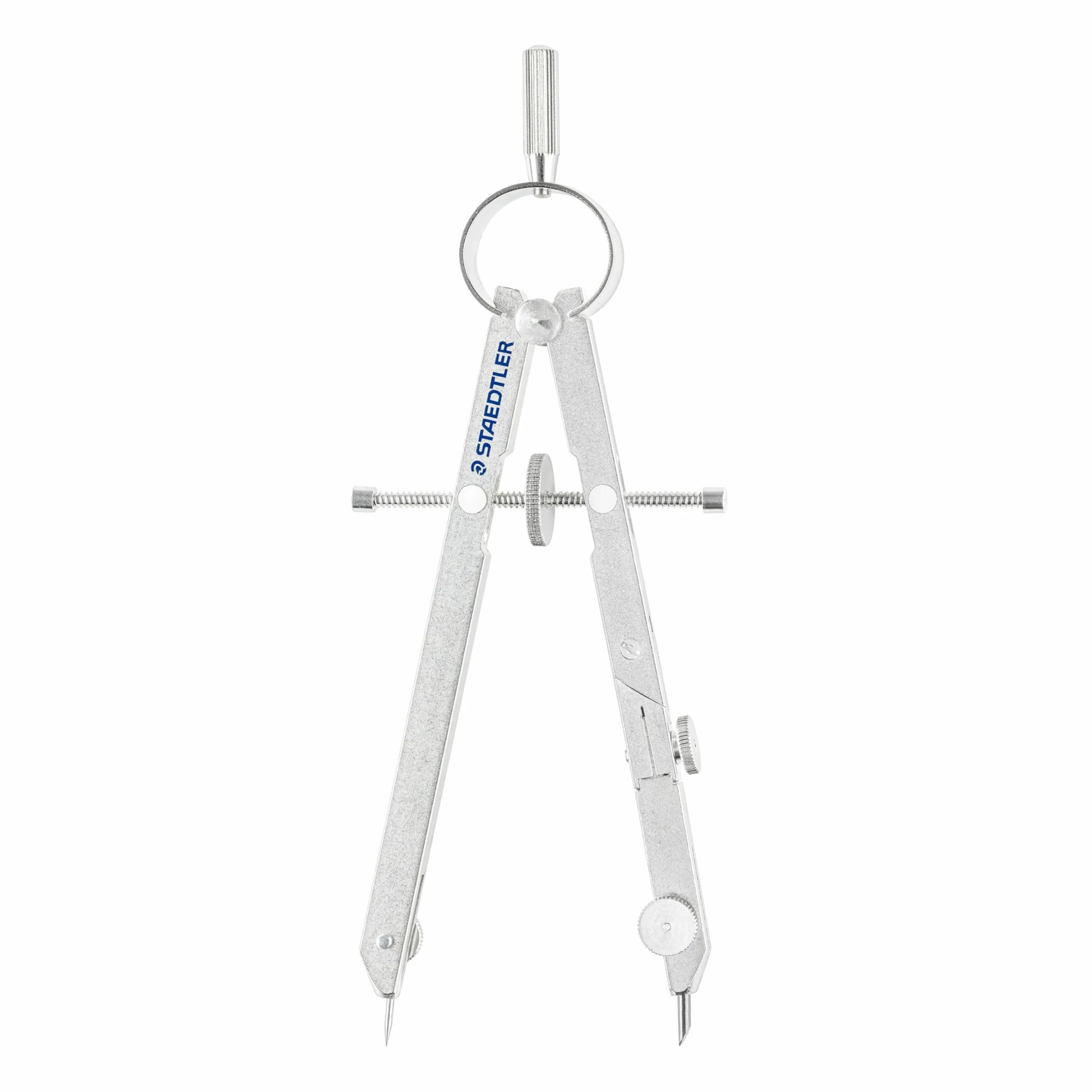 STAEDTLER Mars 551 Compás Metálico de Precisión con Husillo y Rueda Central