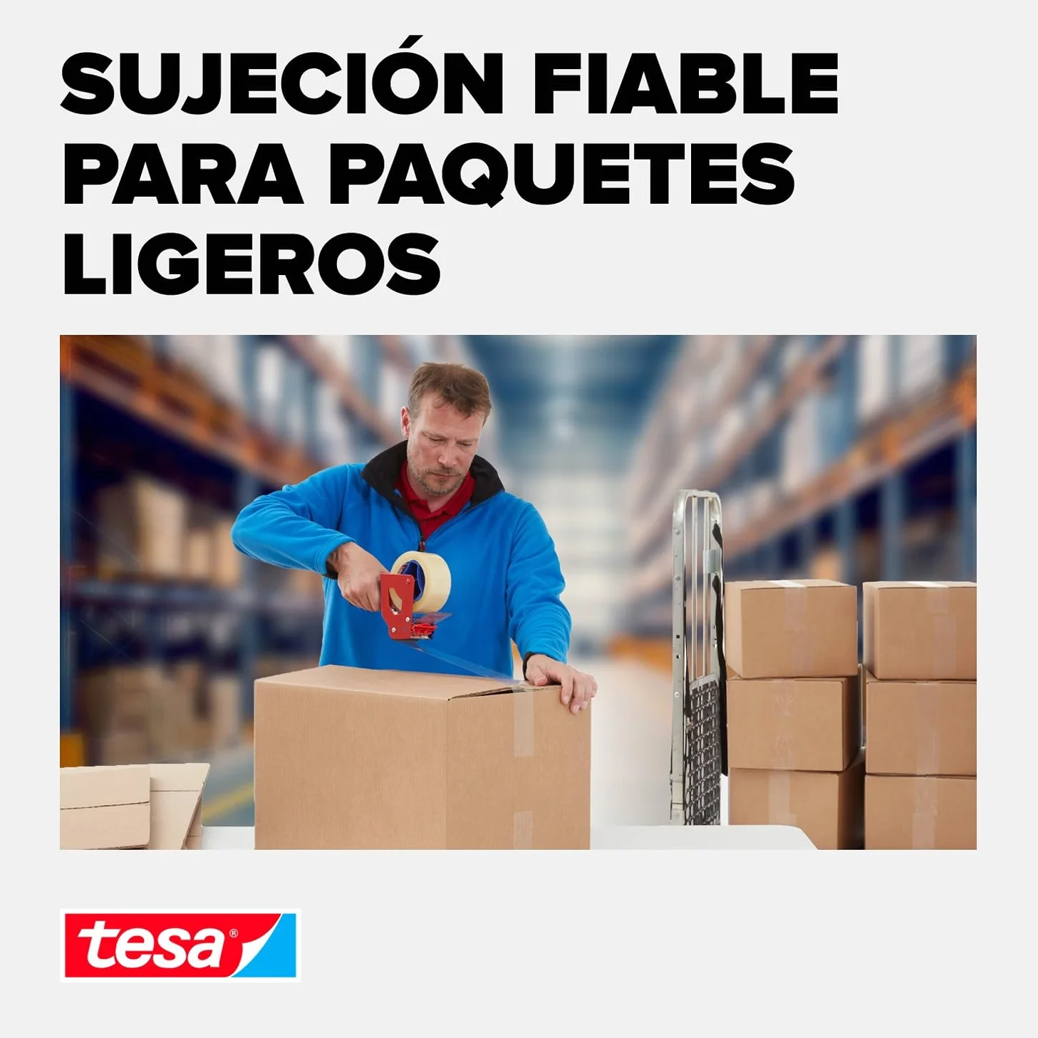 Tesa Pack Cinta Adhesiva Universal 66 m x 50 mm Paquete 6 Rollos Transparente