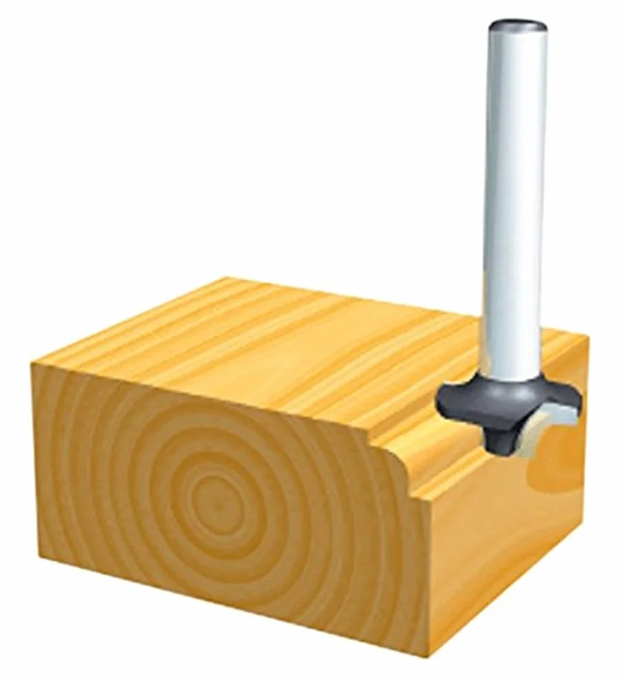 Makita D-09422 - Fresa redondeadora con rodamiento