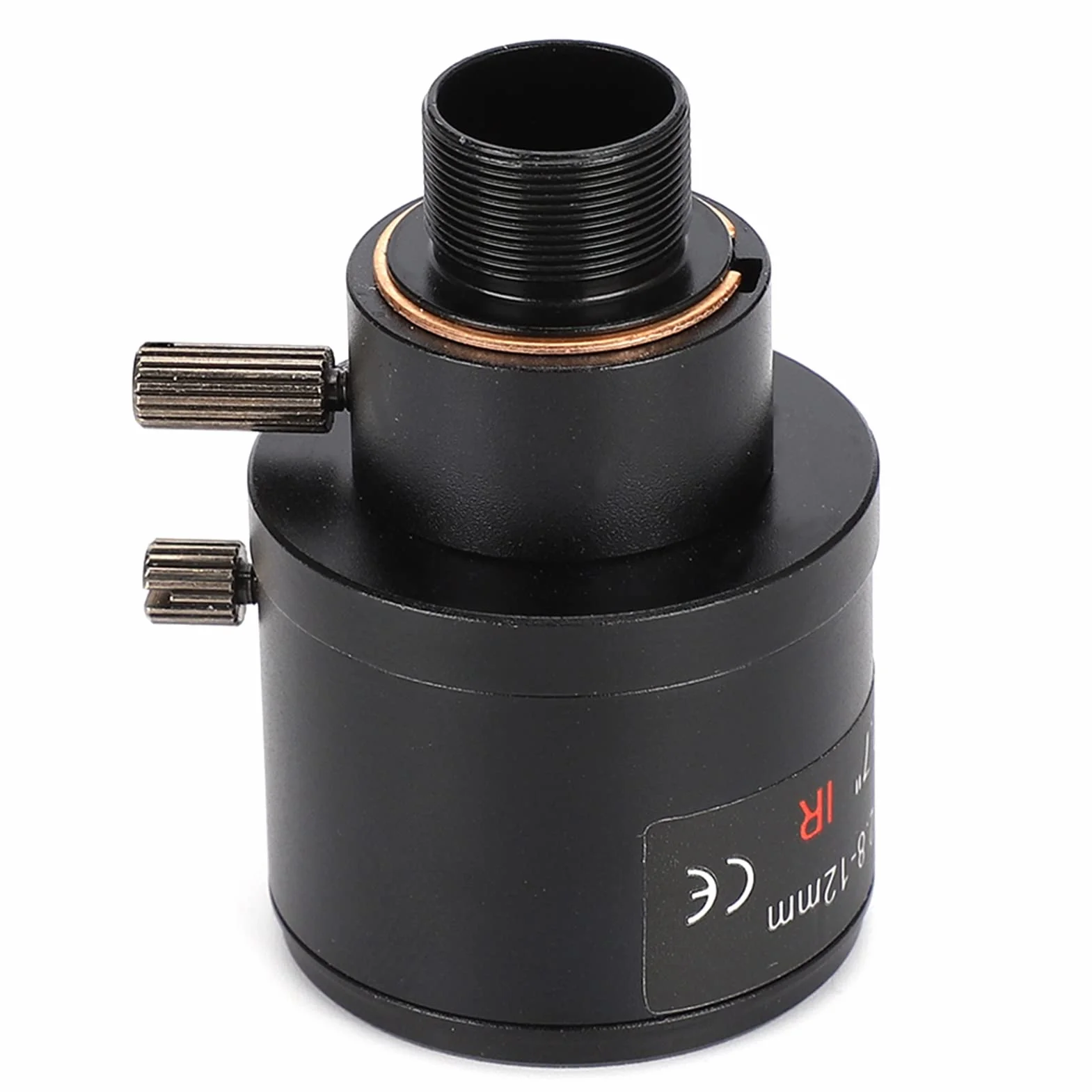 Lente de Placa CCTV, Zoom Ajustable Manualmente con Lente de Cámara de Seguridad de Longitud Focal de 2,8-12mm, Interfaz de Montaje M12, Lente HD de 3MP