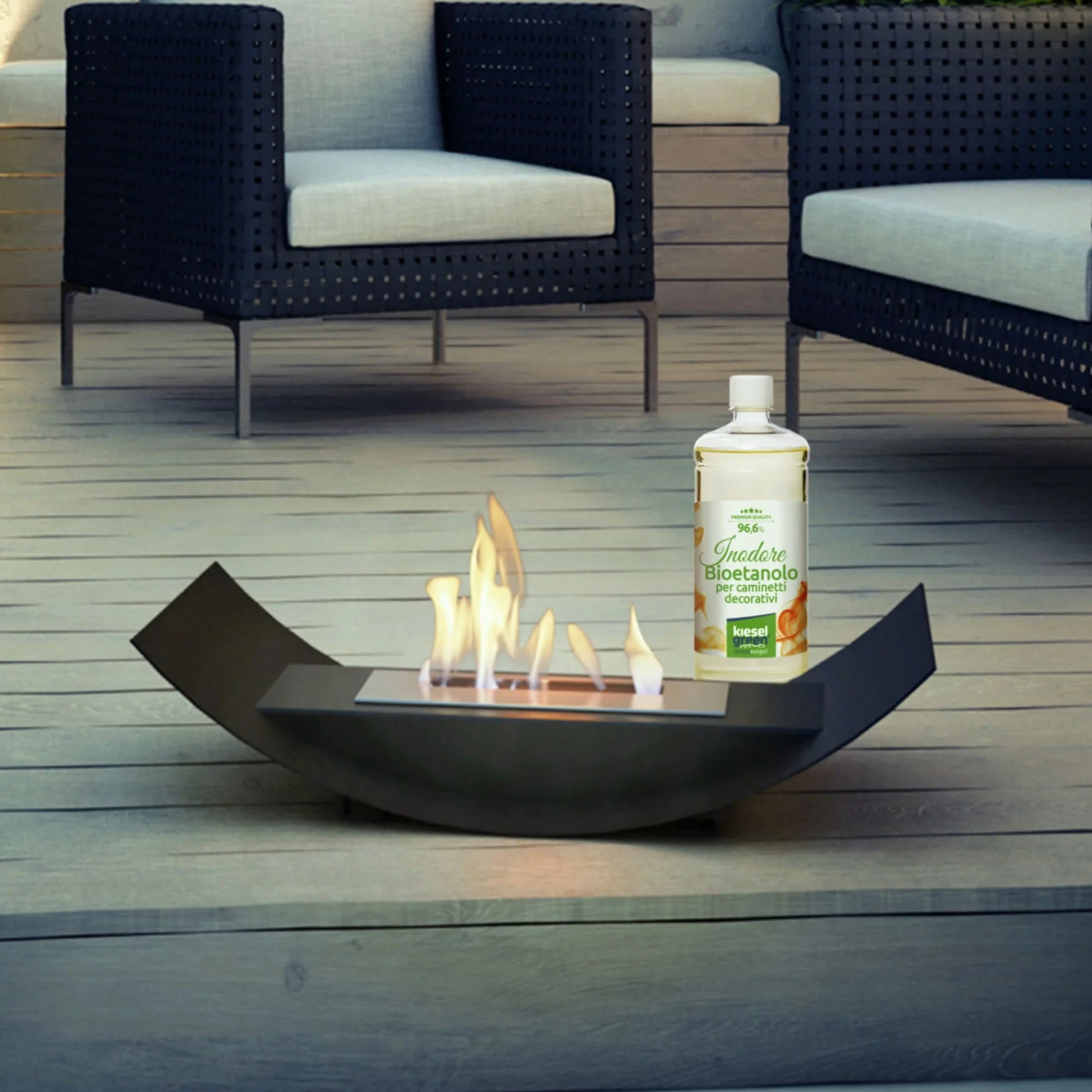 Bioetanol 12 x 1 litro con Fragancia para Chimenea de Etanol Bioalcohol Estufas Biochimenea (M1)