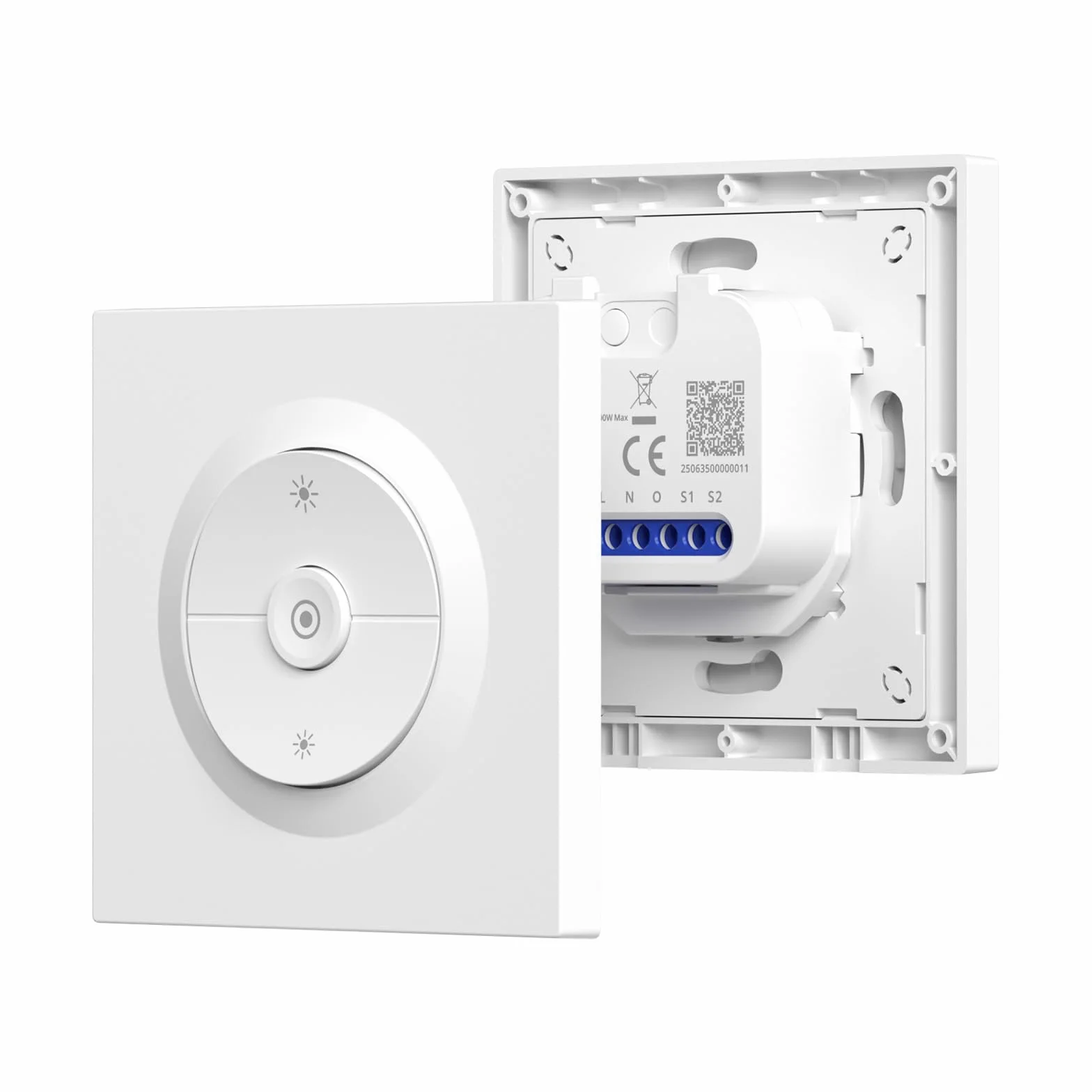 SONOFF Fusion, Orb-DIM(MINI-DIM-E), Interruptor Regulador Inteligente Matter, Wi-Fi 2.4GHz, Cable Neutro Requerido, para Lámparas LED/Incandescentes/Halógenas Regulables, Compatible con Siri y Alexa