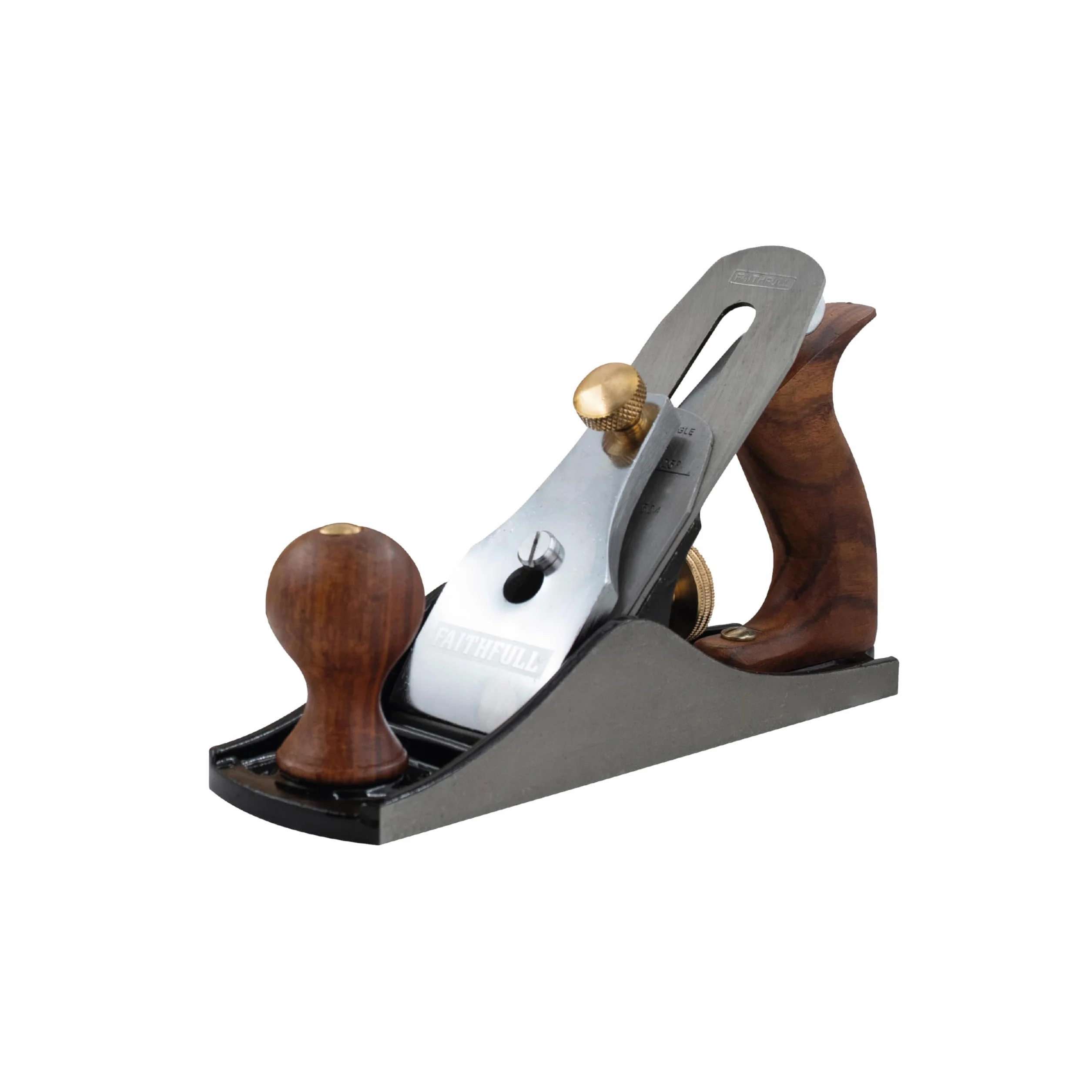 Rabot à lisser Faithfull n° 4 – Rabot à bois en fonte usinée avec précision pour bois durs et tendres, finition de surface, ébénisterie et menuiserie générale