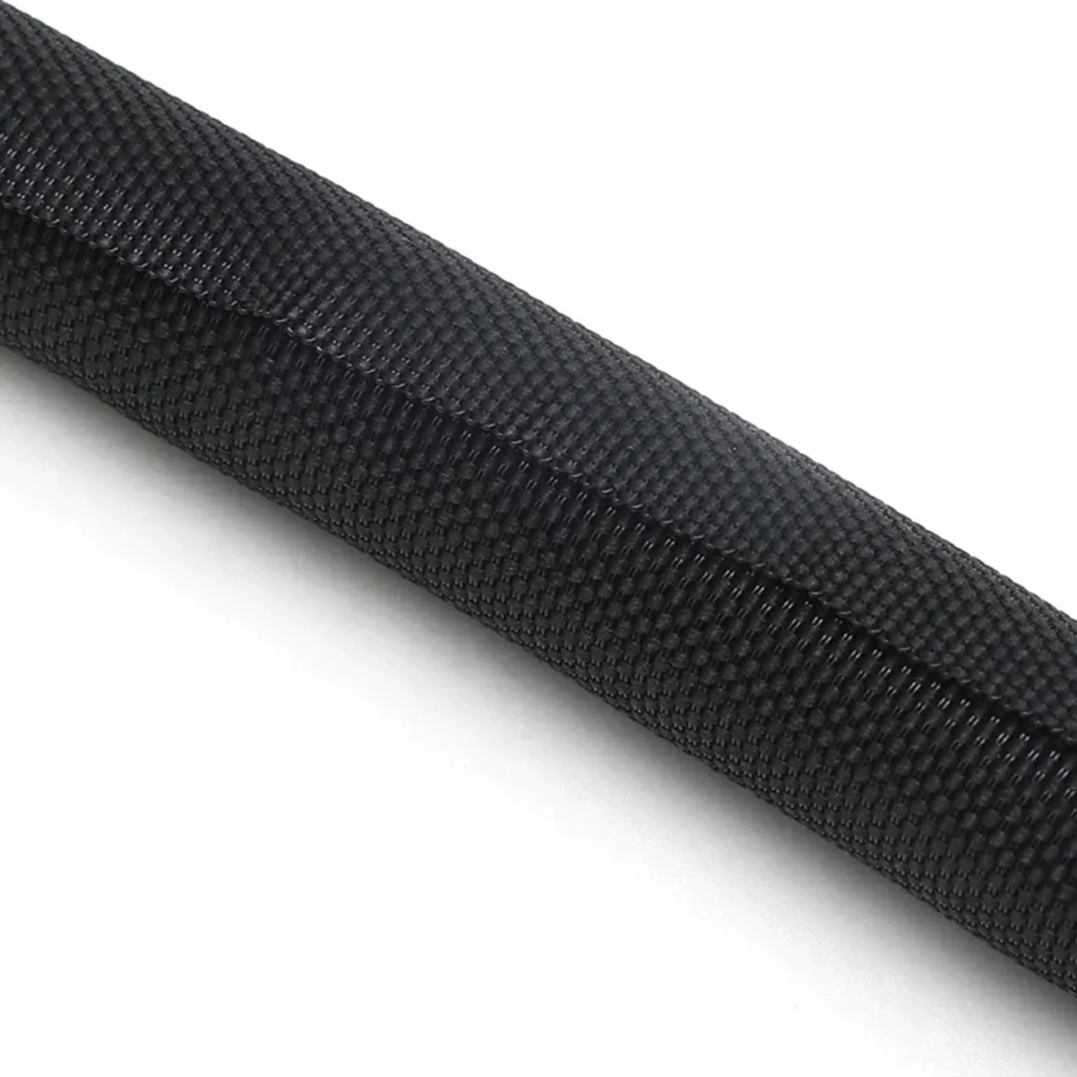 Manguito de Cable Funda Trenzada expandible de Cierre automático, Tubo Flexible autocerrado, Manguera aislada, Envoltura Alambre, Protector Cable(Black,30.0mm,15 Meters)