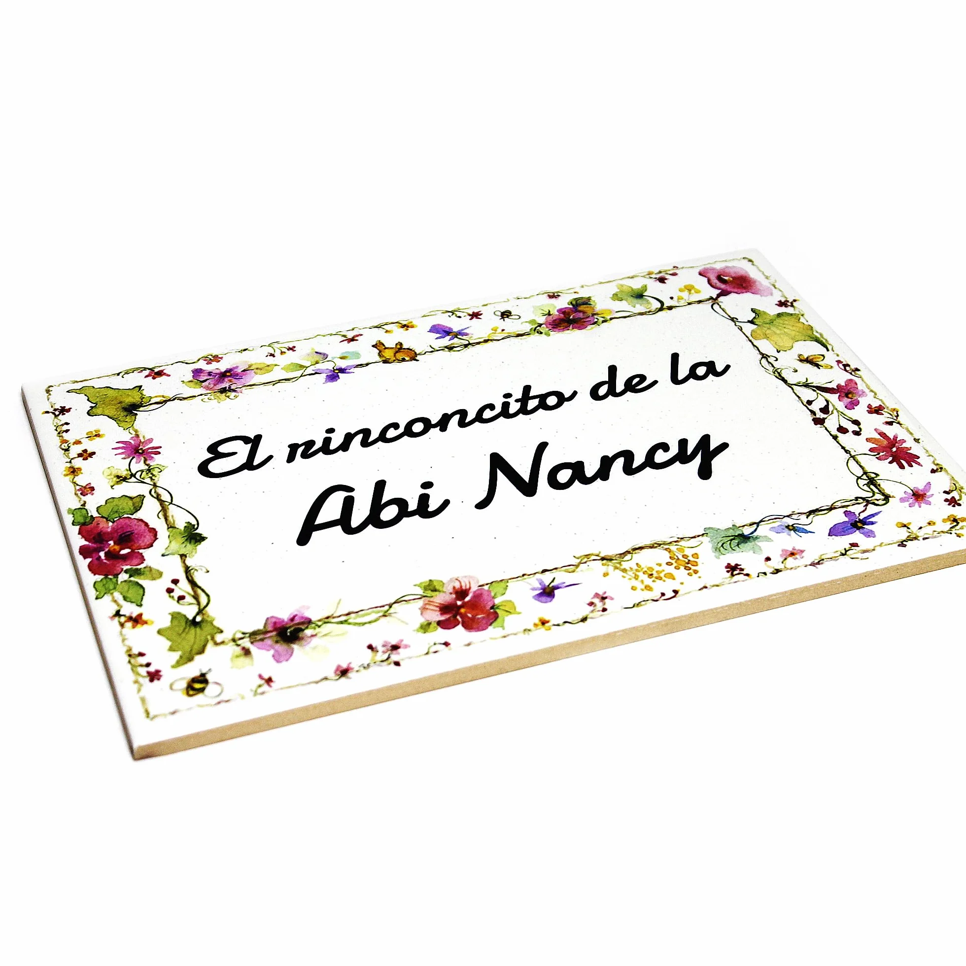 Azulejo rectangular 20x30cm personalizado con tu foto o texto | Azulejo decorativo | Crea tu propio azulejo o baldosa de cerámica