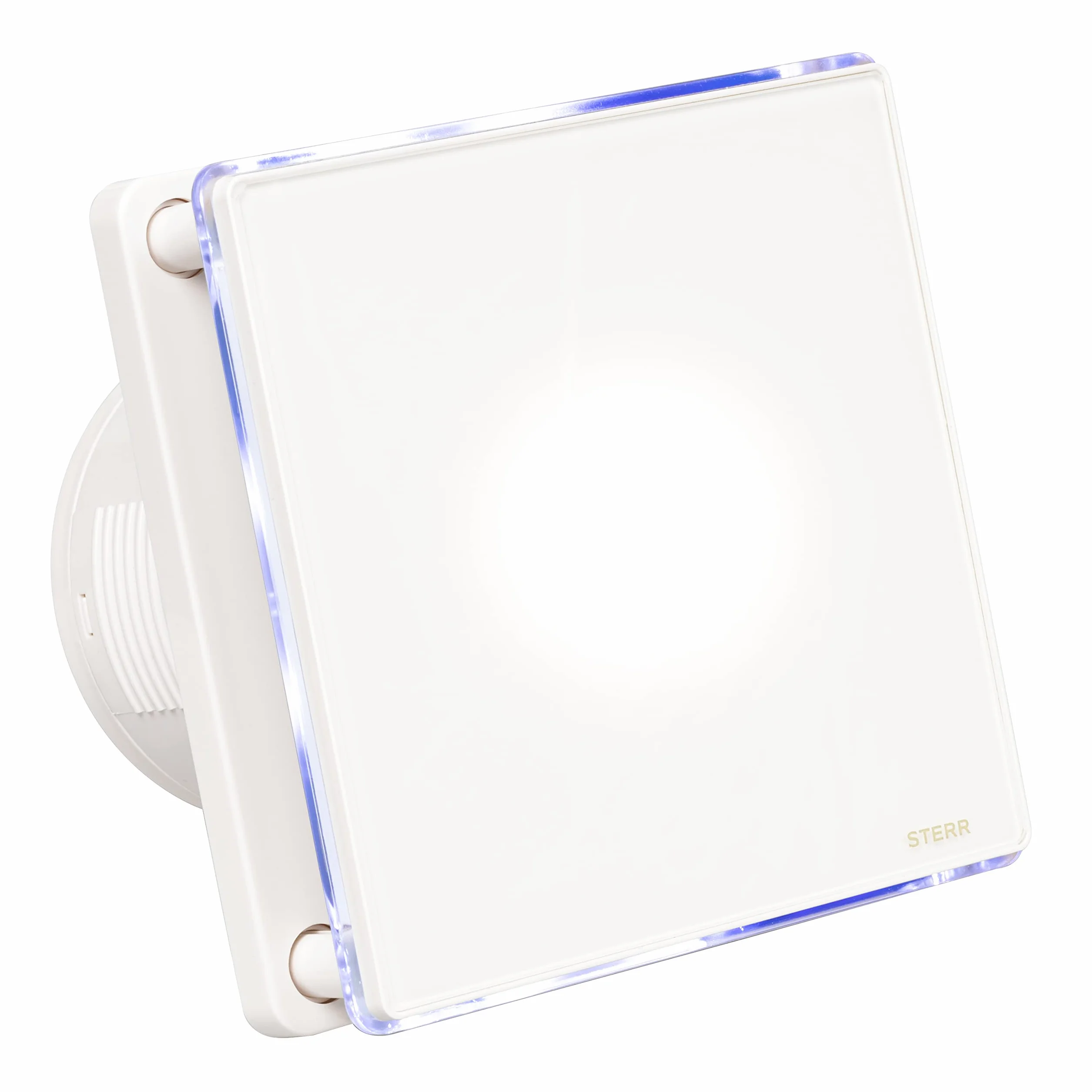 STERR Blanco Extractor De Baño 100 mm con LED Ventilador de baño silencioso -Extractor De Aire Para Baños - Extractor Baño silencioso 100mm