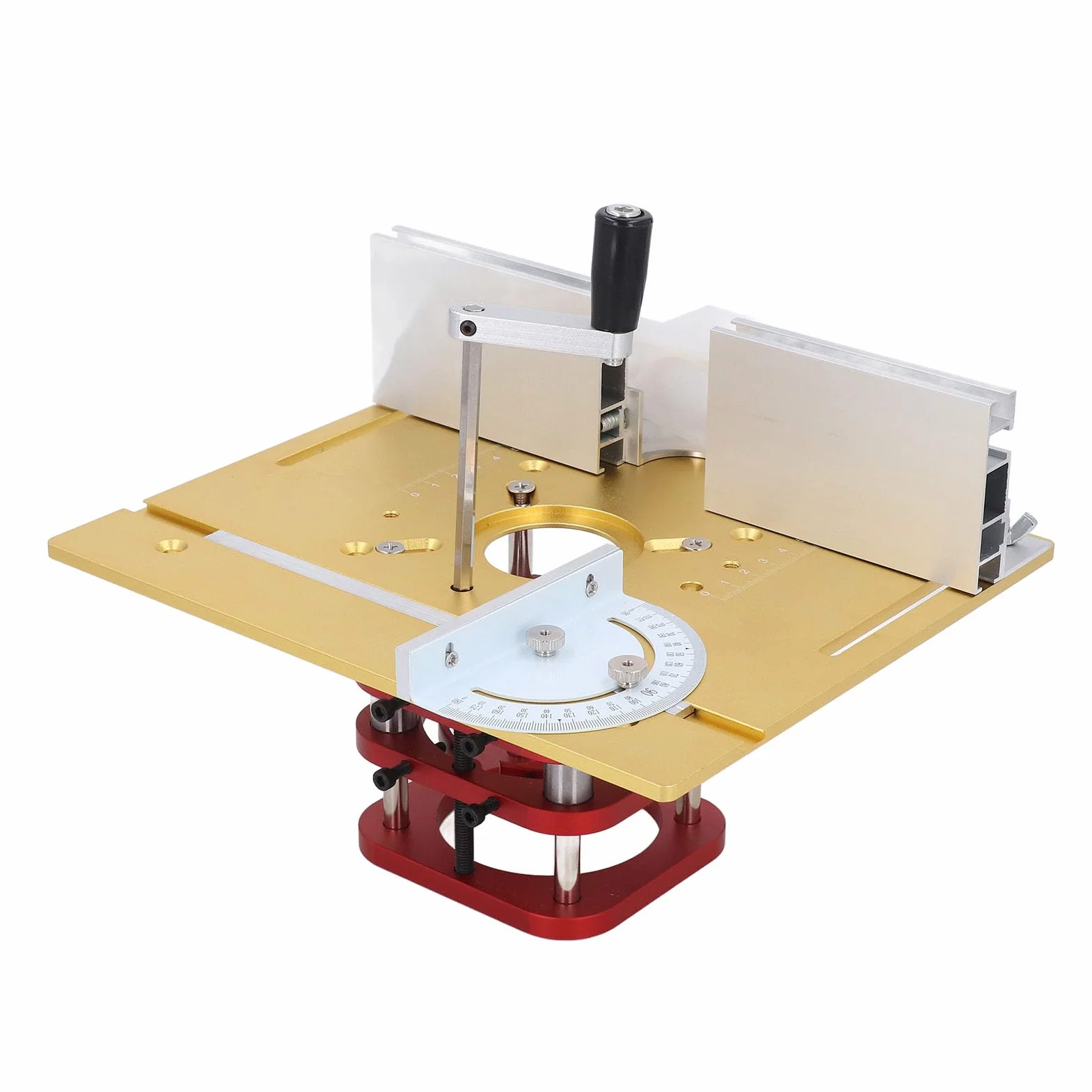 Dpofirs Kit de de Enrutador de Elevación Manual Kit de Elevación de Enrutador Duradero y Preciso para Carpintería, Fácil Instalación, para Entusiastas de la Artesanía y Carpinteros Profesionales