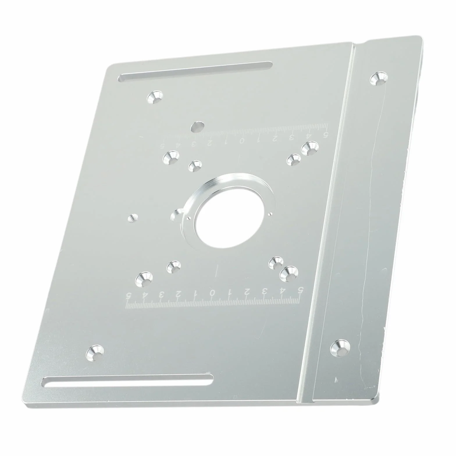 Placa de inserción anodizada de la tabla del router y resistente al desgaste, 85X85mm/60X70mm