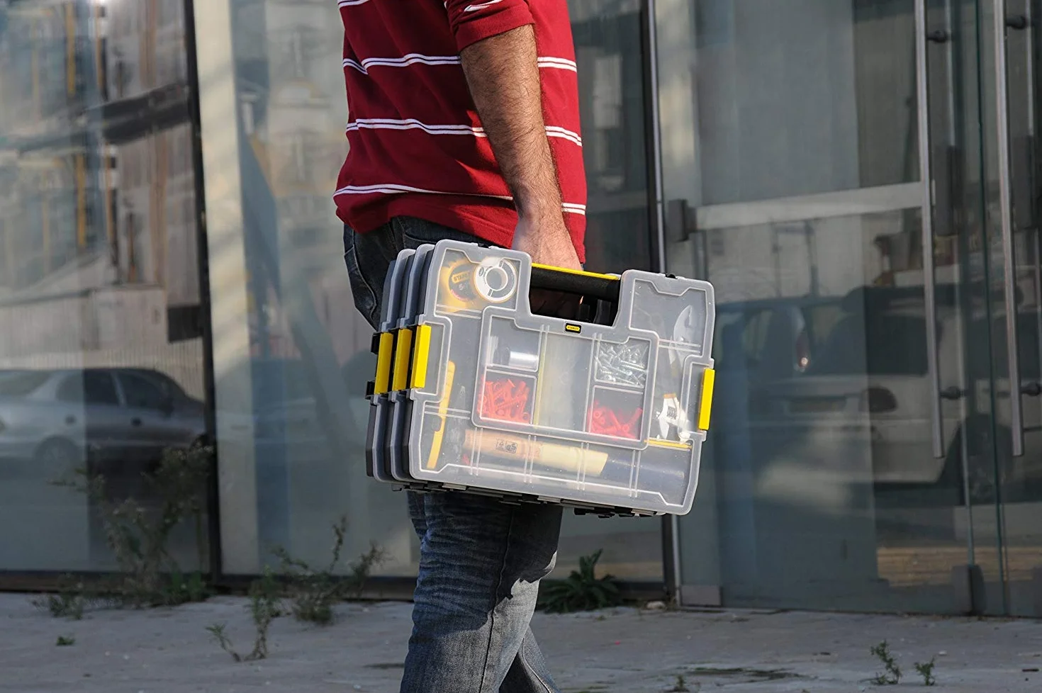 Stanley SortMaster Junior Organizador Negro 1-97-483