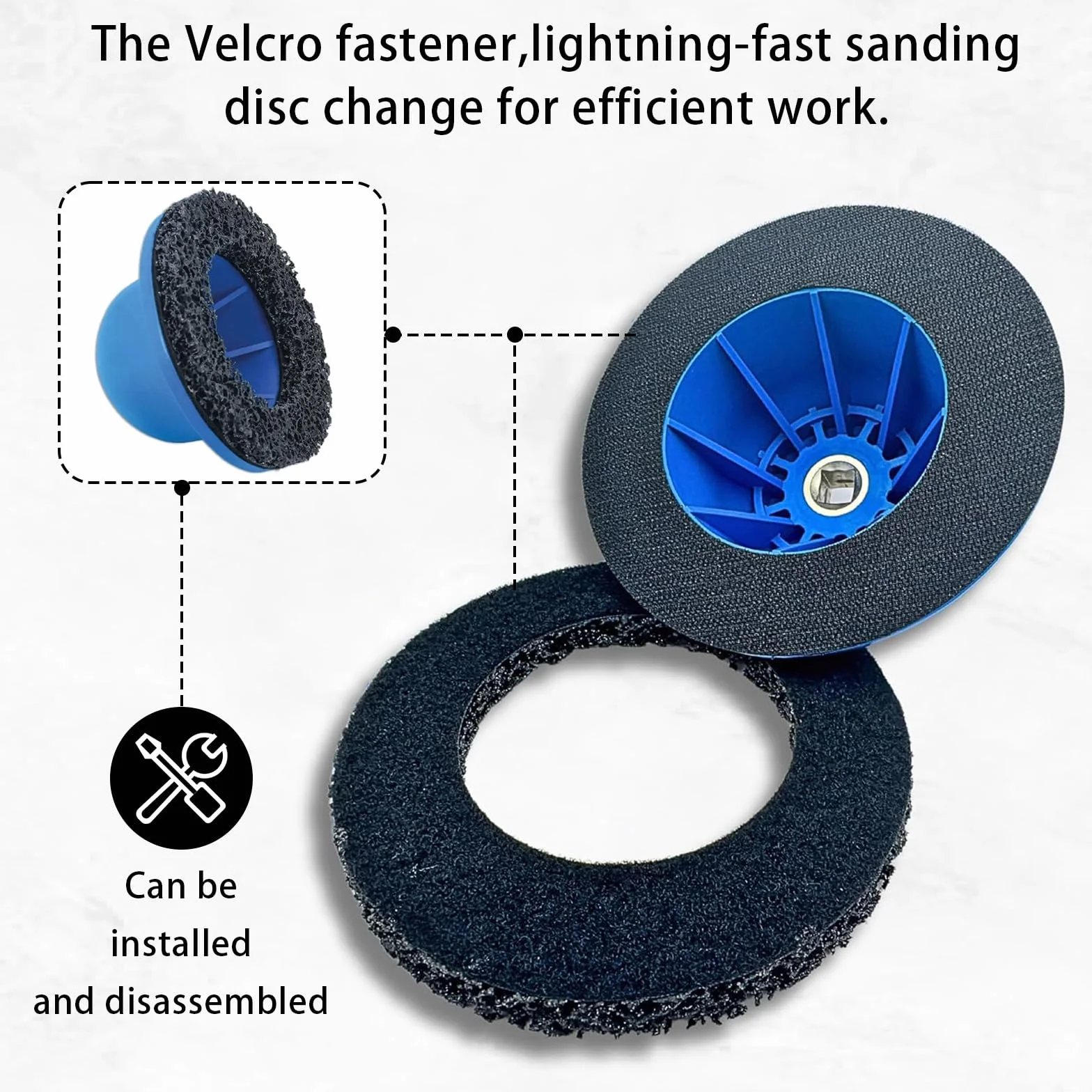Rectificadora de Cubos de Rueda, 90-150 mm Rectificadora de Cabezal Esférico para Coche Accesorio de Rectificado Multiherramienta con Accionamiento Cuadrado de 1/2"