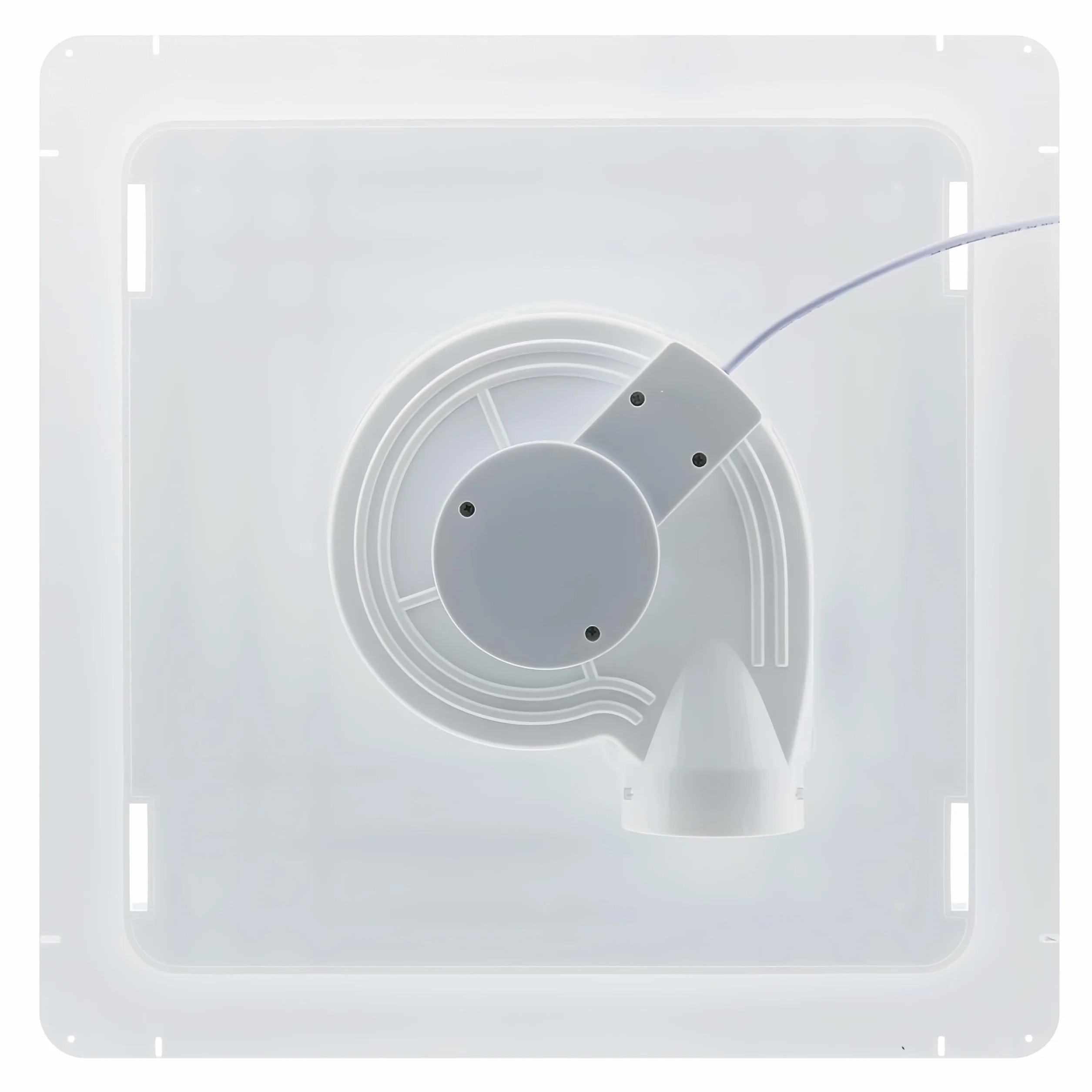LEDUNI Extractor 60X60 cm 50W IP44 100Ø 650 m3/hora con Compuerta Antirretorno