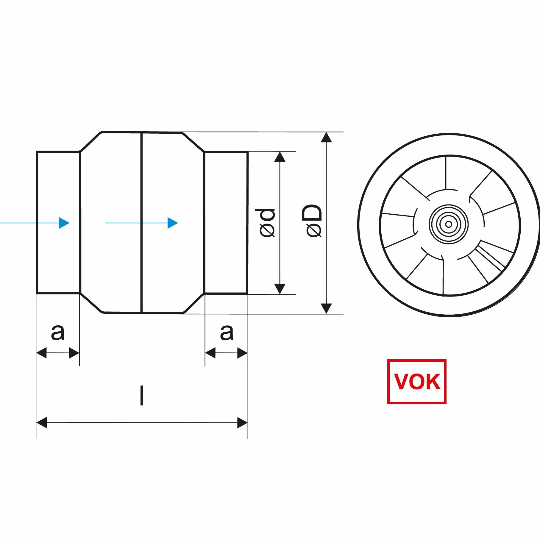 Ventilador Extractor de Alta Temperatura 150°C