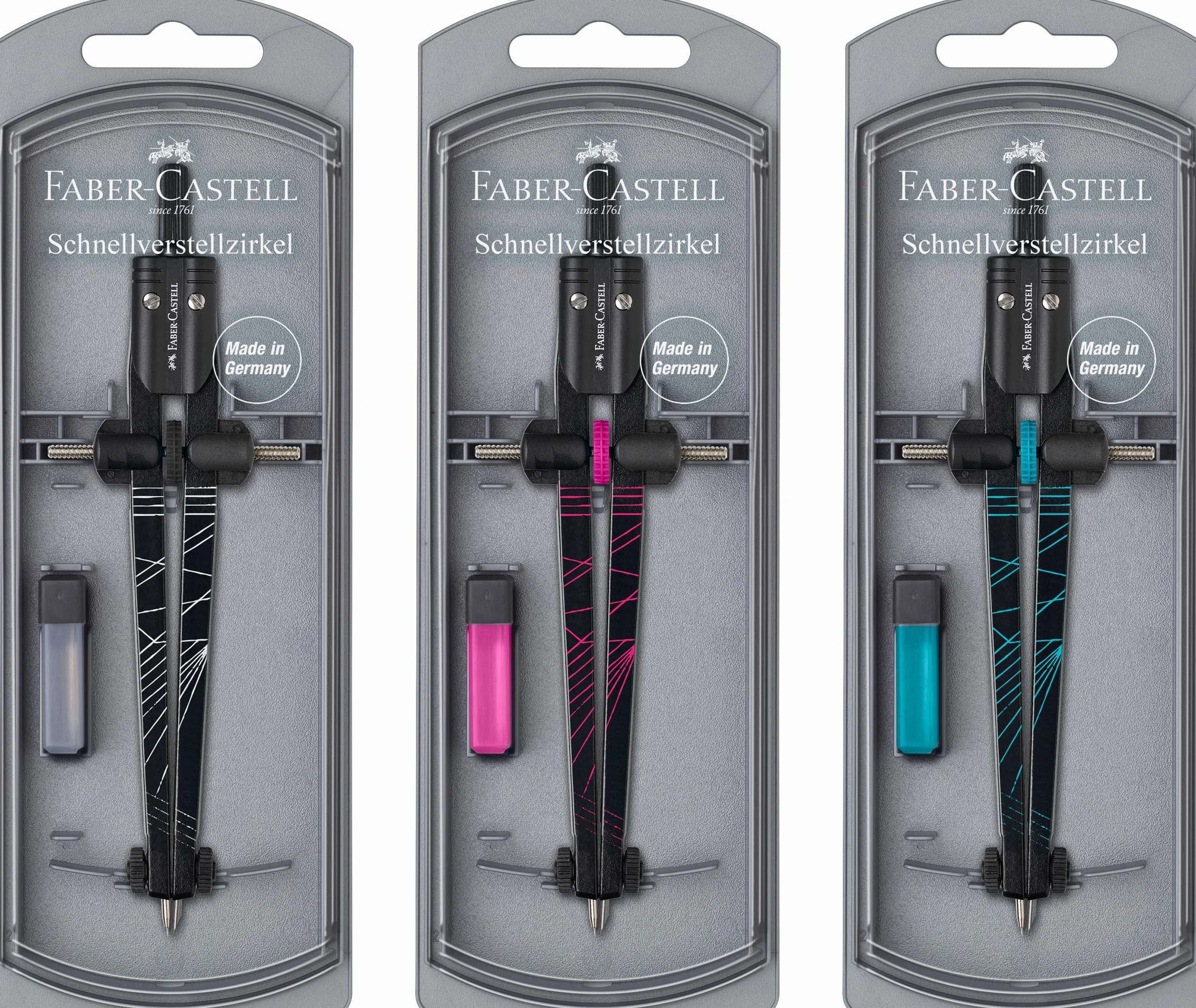 FABER-CASTELL Compás de ajuste rápido TWISTER, 1 unidad