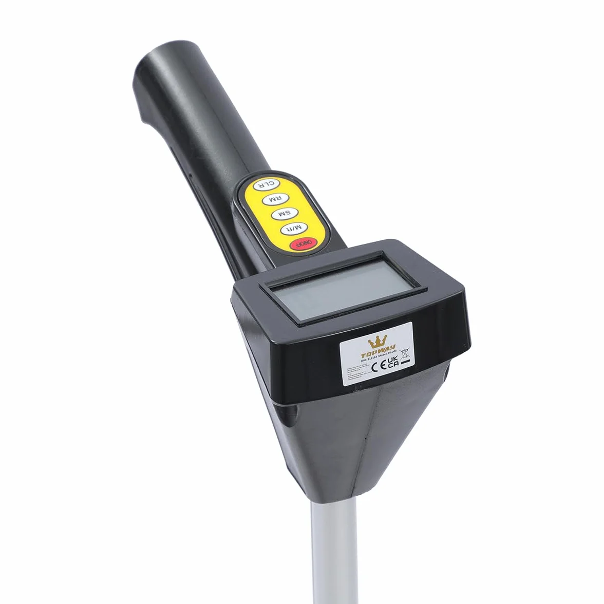 TOPWAY Rueda Digital Medidora de Distancias 9999.9m con Mango Telescópico 70-100cm, Pantalla LCD y Bolsa de Almacenaje, para Medir Carreteras Terrenos Rueda Trundle 311194