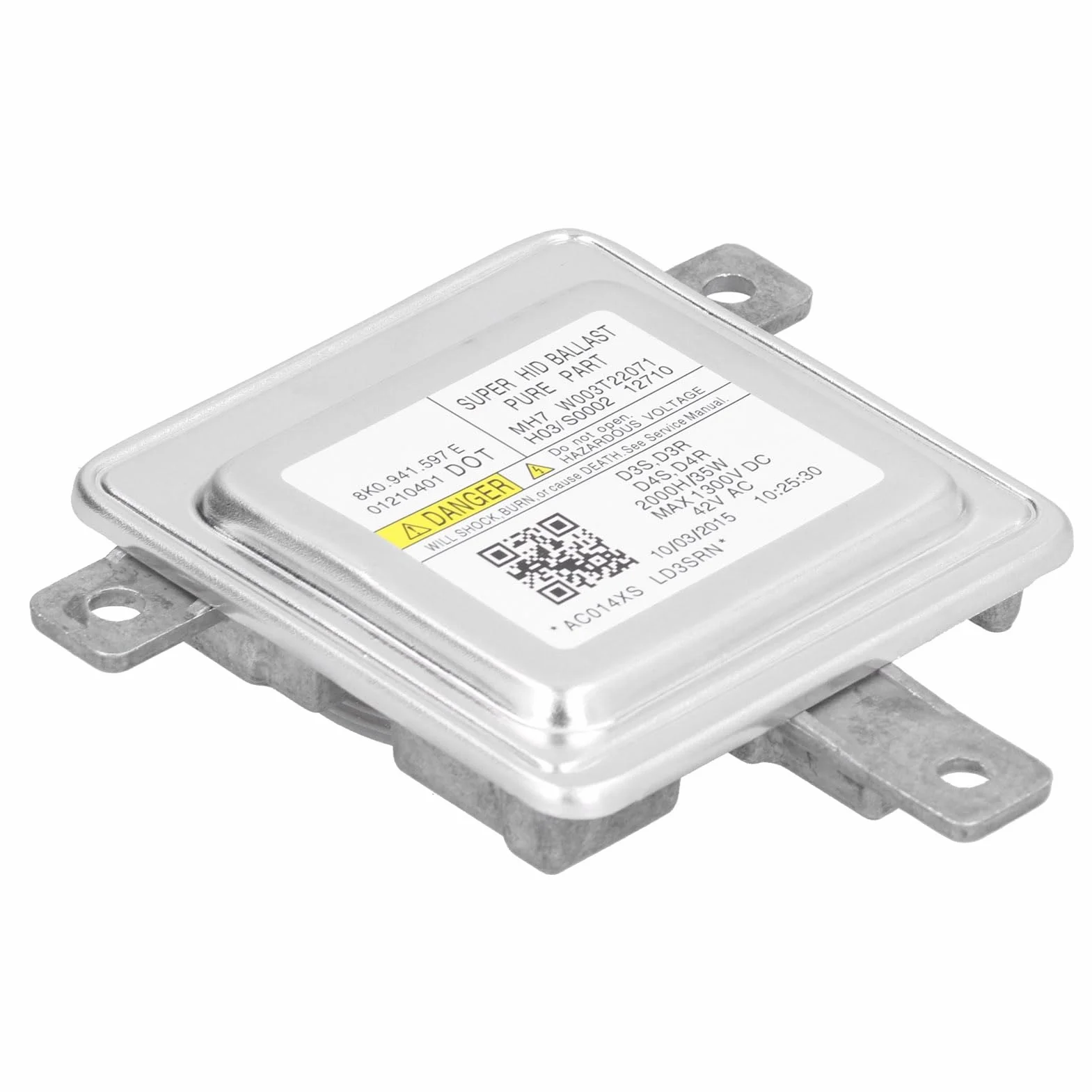 Balasto Xenón, Compacto y Estable, Regulador Voltaje D3S D4S, Módulo Faros Delanteros Coches Camionetas, for Conductores Seguridad Noche Carretera Repuestos