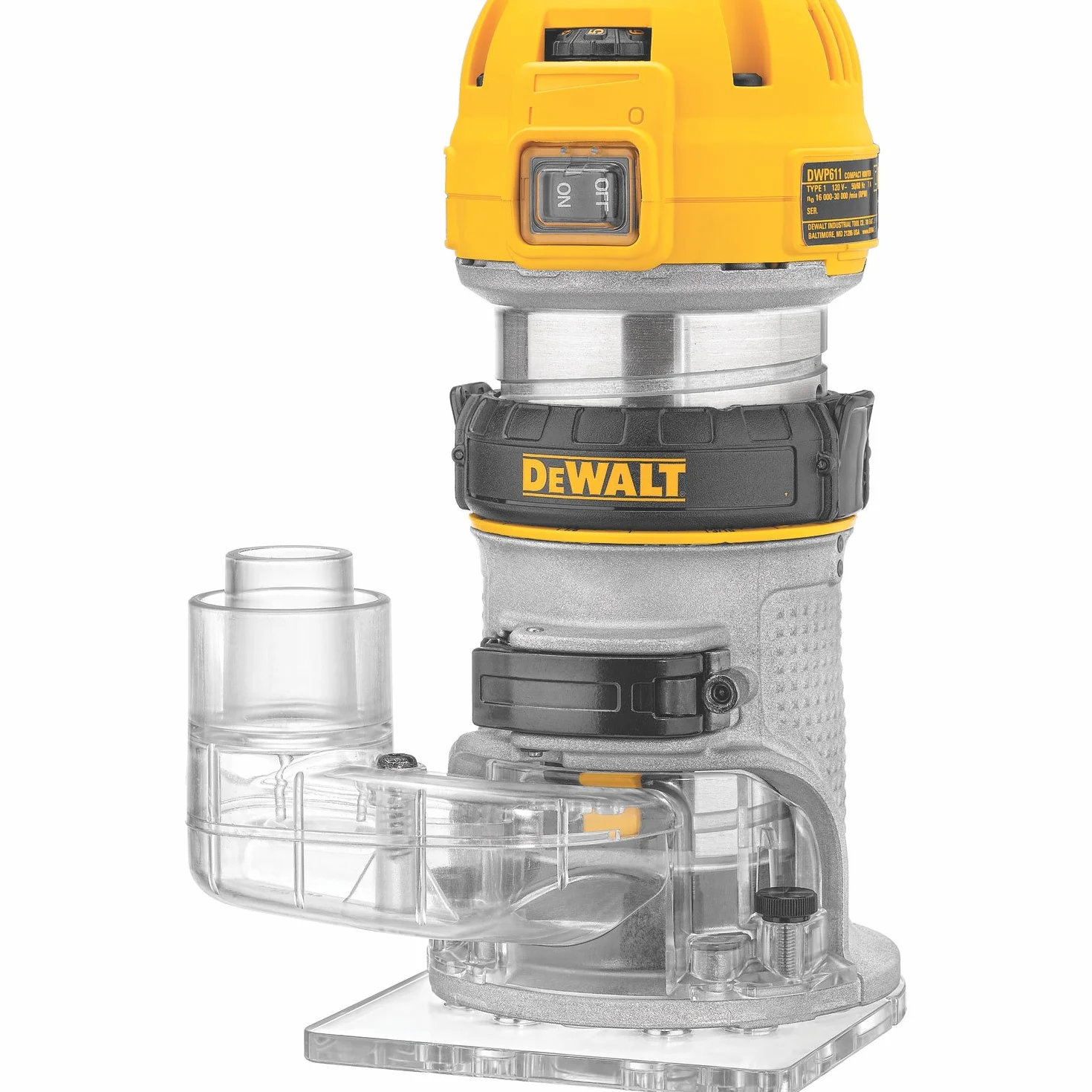 DEWALT Adaptador de recolección de polvo para routers de base fija (DNP615)