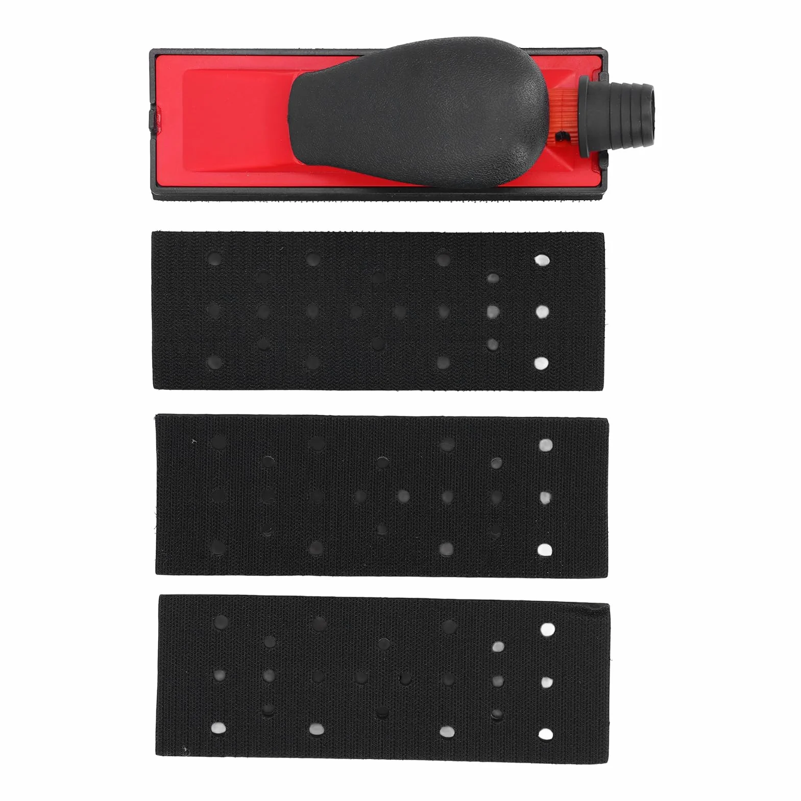 Bloque de Lijado Manual, Fácil de Usar Lijado de Plástico Bloque de Lijado 4 Tipos Chasis Interruptor de Entrada de Aire Ajustable Multifuncional para Limpieza del Hogar