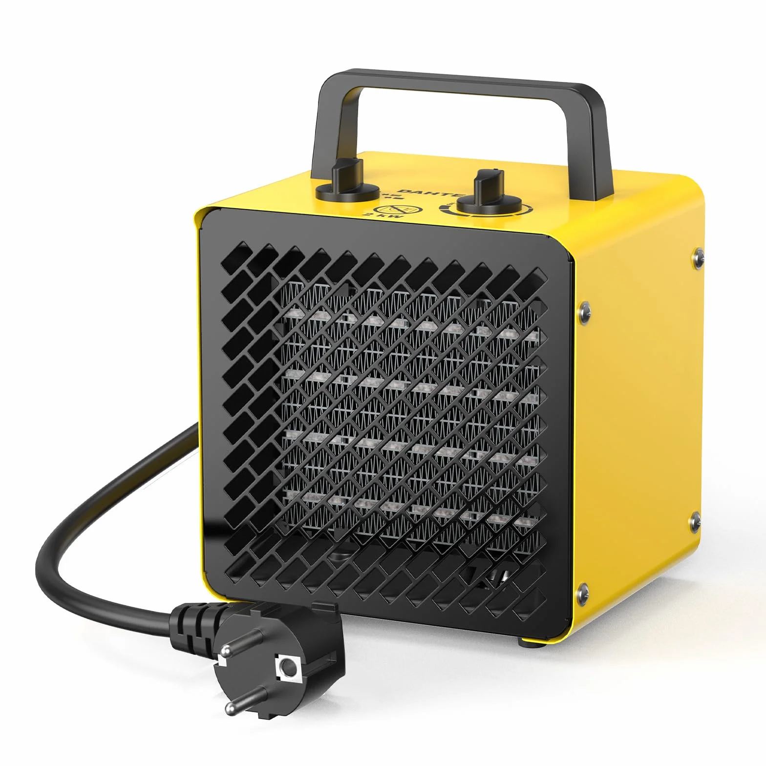 Calefactor Portatil 2000W - Mini Calefactor Aire Caliente - Radiador Electrico - Ceramico Calentamiento Rápido en 3 s - Apto para Hogares, Baños