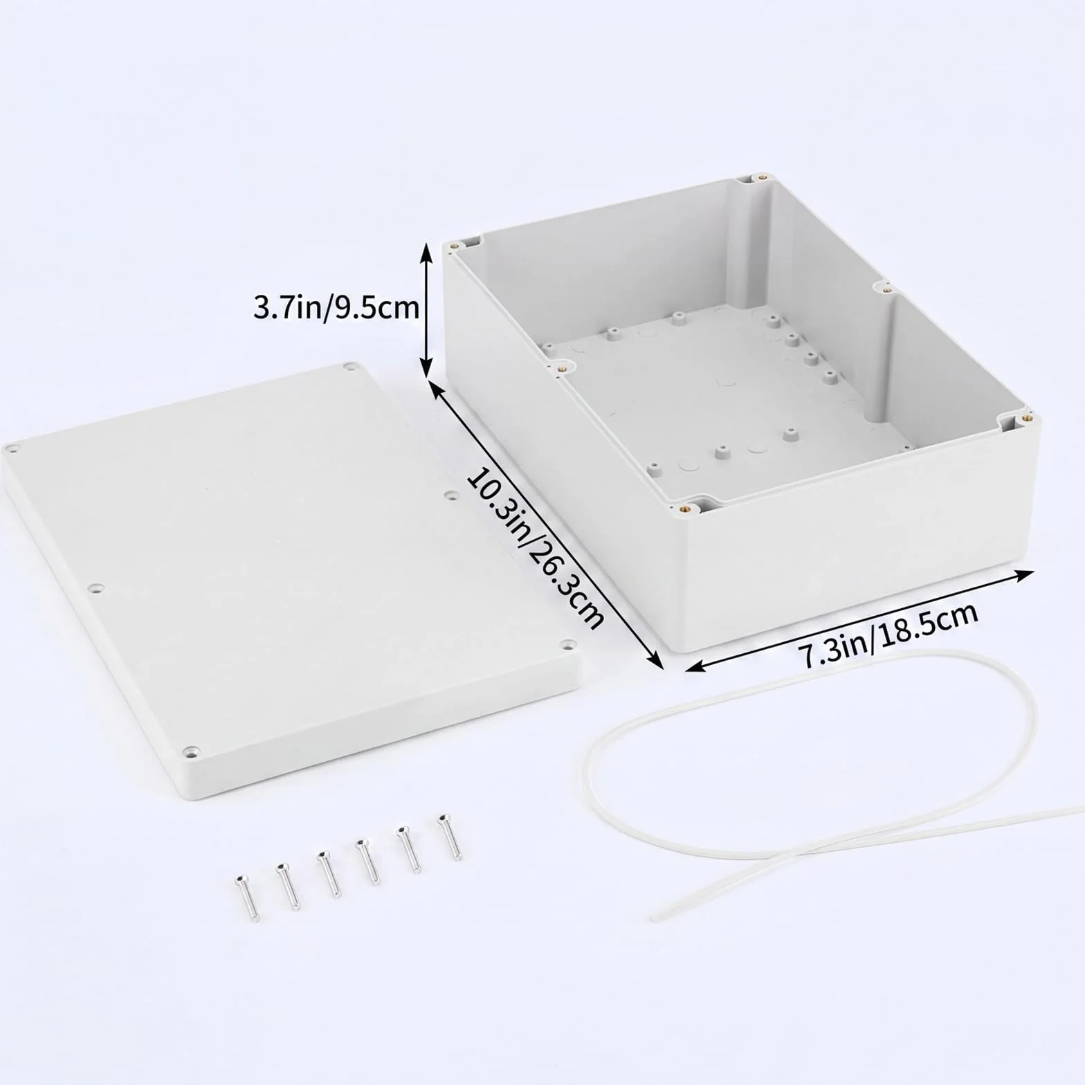 Caja de Conexiones de Plástico, Caja de Conexiones Impermeable, Caja de Conexiones Eléctricas, Caja de Proyectos Electrónicos de Bricolaje IP65 a Prueba de Polvo a Prueba de Agua
