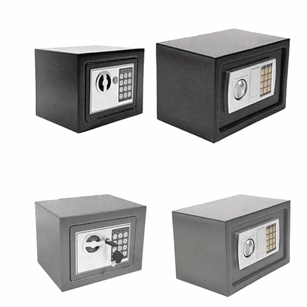 Caja Fuerte Ignífuga Electrónica Para Muebles y Pared - Acero Con Cerradura de Combinación y 2 Llaves