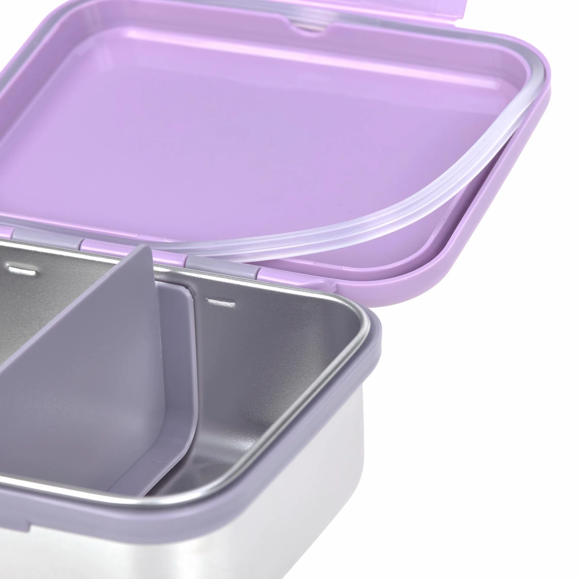 Lässig Fiambrera acero inoxidable Little Gang Heart lilac