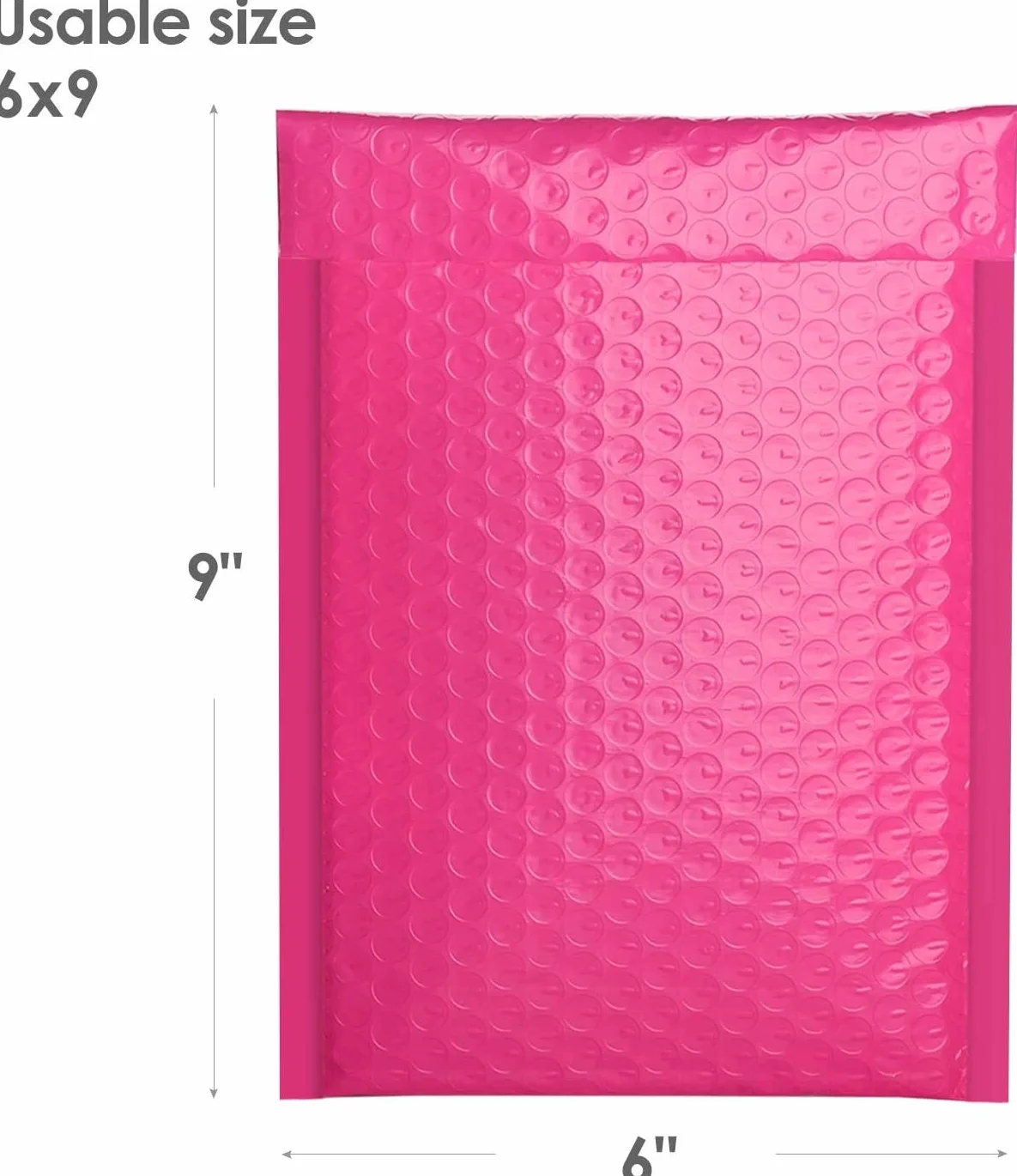 Sobres de burbujas A5 15,3cm×26,9cm rosa 50 piezas