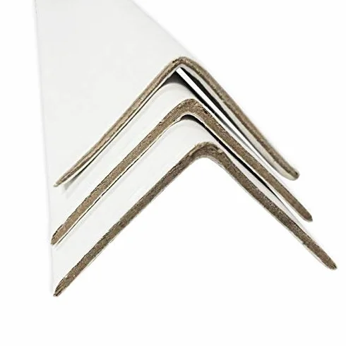 Cantoneras cartón compacto blanco 2m reciclable 100%