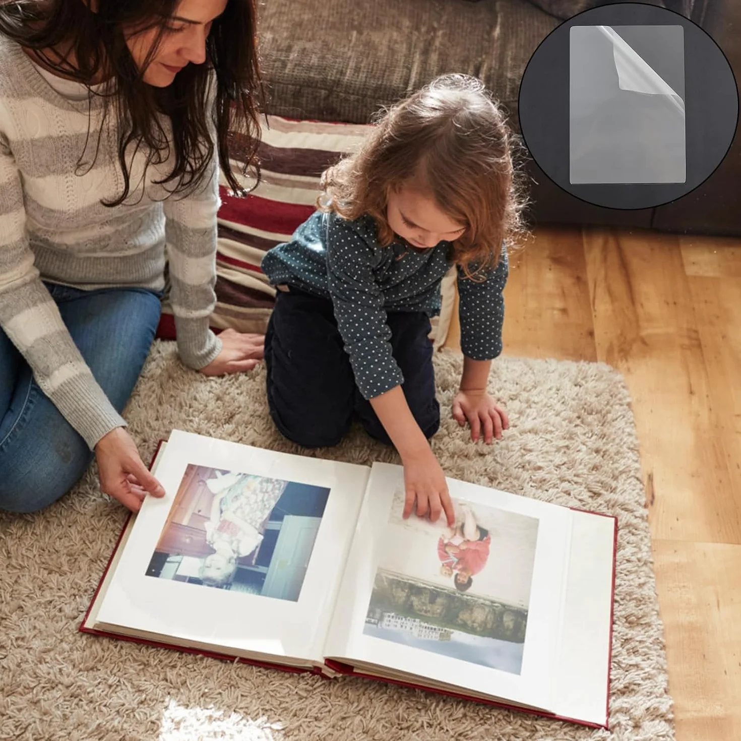 Fundas para plastificar fotos transparentes 150 unidades 5 tamaños