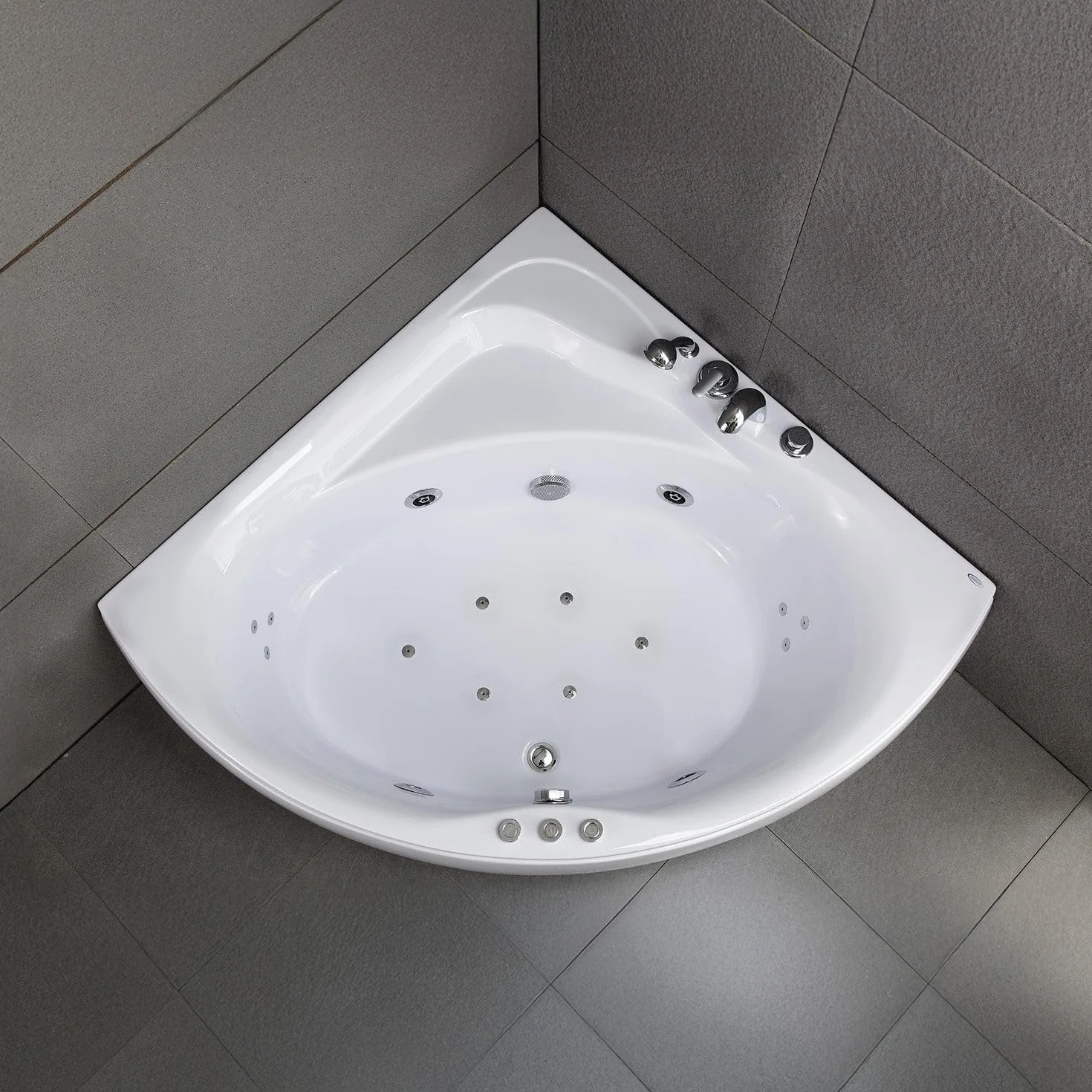 SPALINA Maldives Jets - Bañera de hidromasaje Clásica L. 135 x l. 135 cm