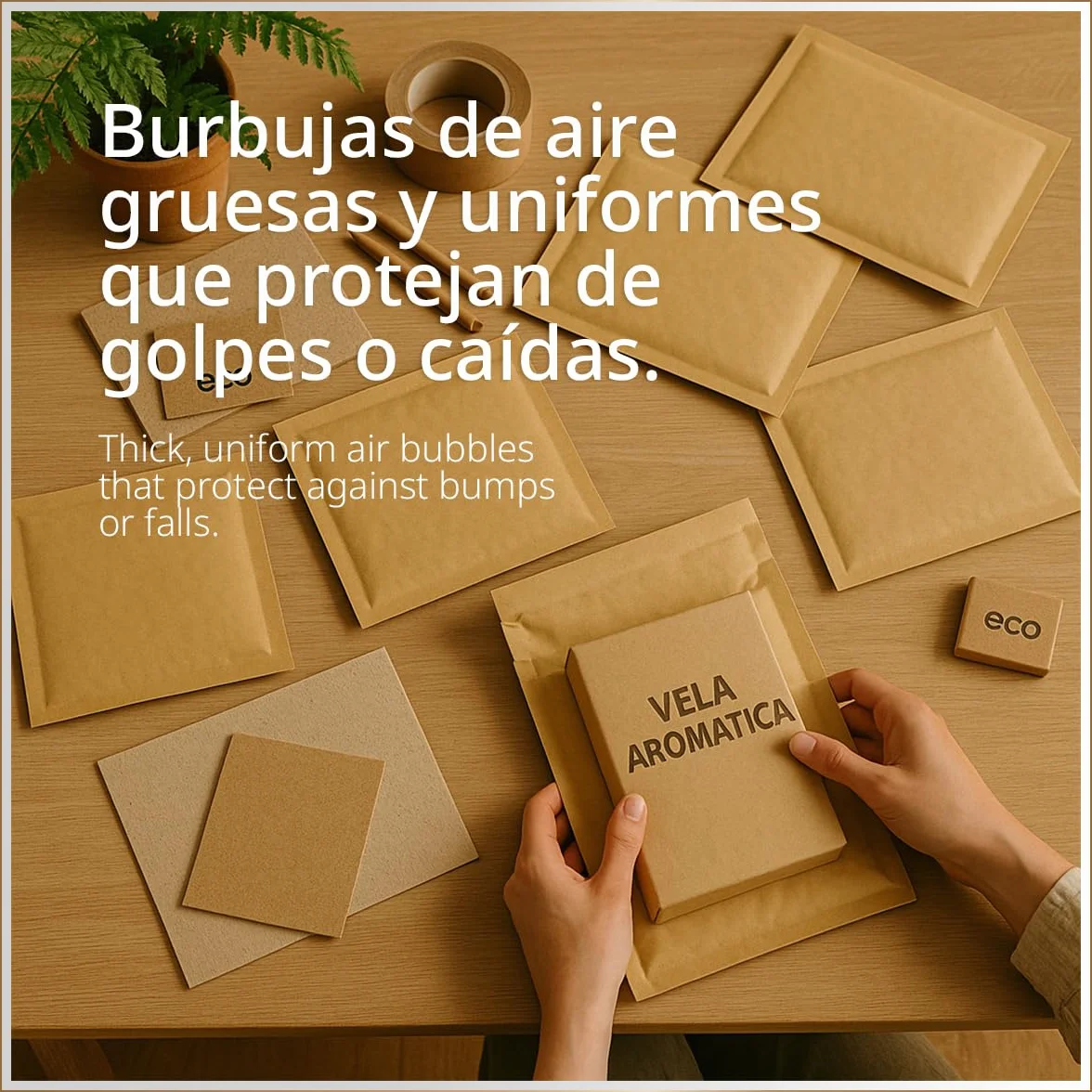 Sobres Acolchados para Envíos Multitamaño 3 Tamaños Kraft y Blanco Cierre Autoadhesivo Papel con Burbuja Interior Pack S 12 sobres