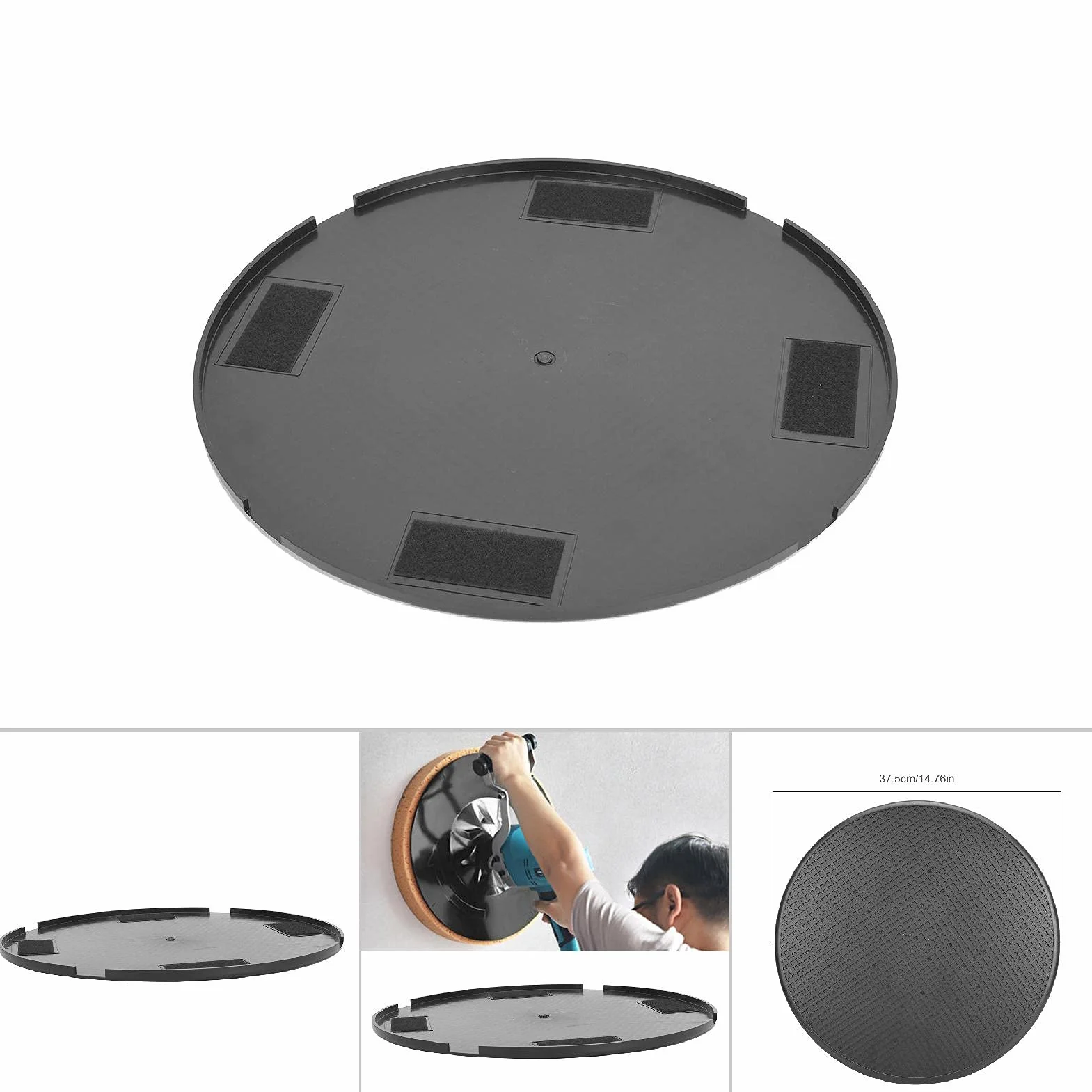 Máquina Alisadora Limpiador Duro, 37,5 Cm Placa de Alisado de Plástico Duro Paleta de Mortero de Cemento Placa de Alisado Duro Máquina Alisadora de Paredes Dura, Agitadores