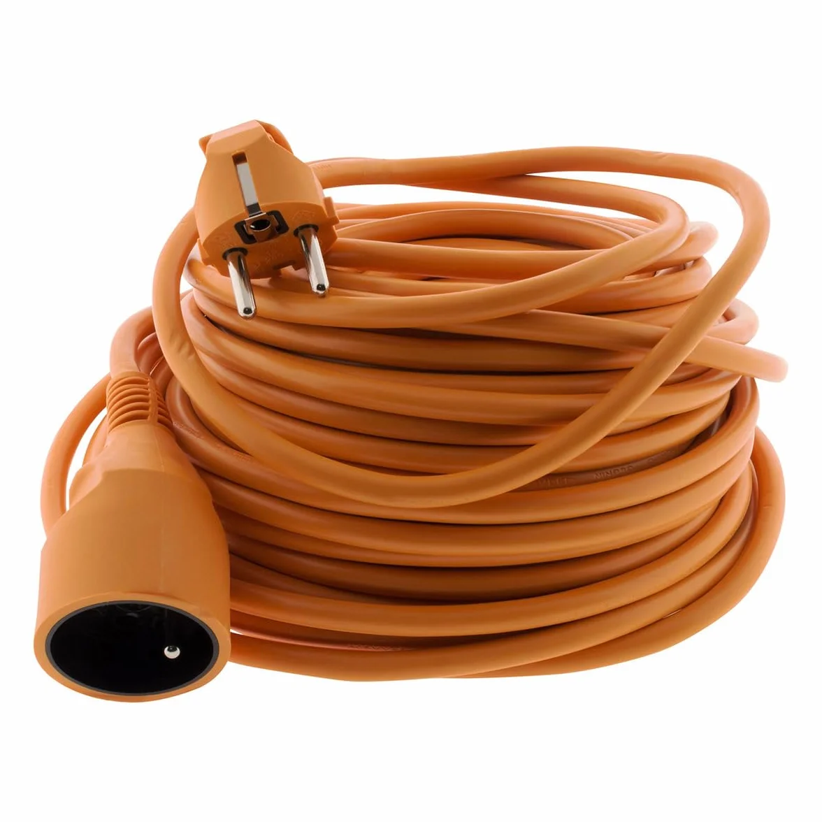 Zenitech - Extensión de jardín 16A HO5VV-F 3G1.5 2P+Tierra 25m - Naranja